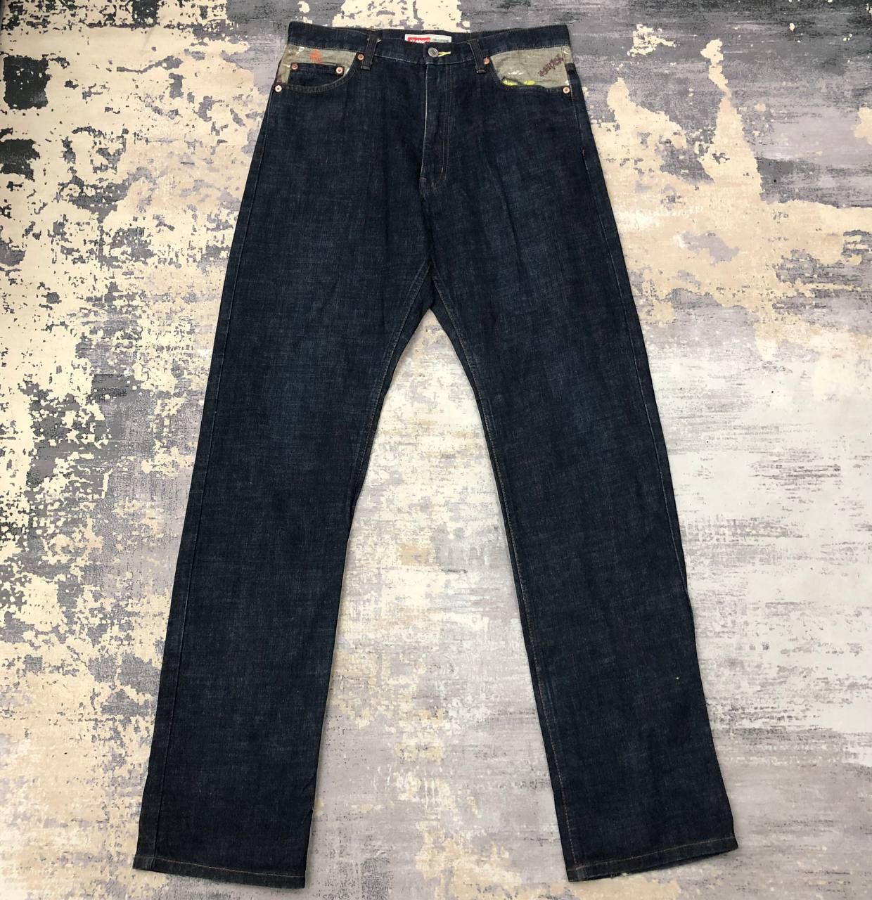 X-LARGE × Xlarge P95 X-LARGE CLOTHING SLIM FIT JEANS Size US 32 / EU 48 - 3 Thumbnail