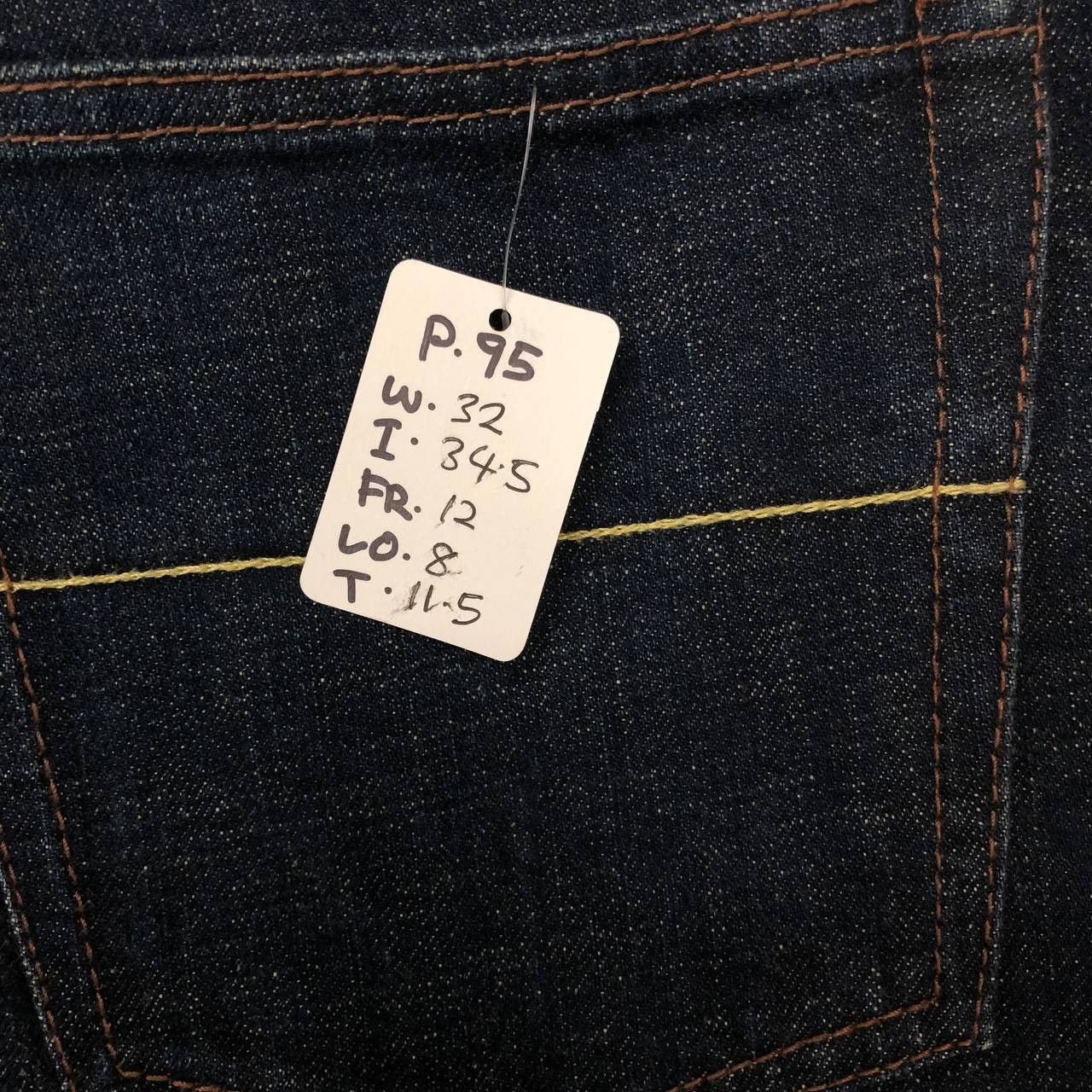 X-LARGE × Xlarge P95 X-LARGE CLOTHING SLIM FIT JEANS Size US 32 / EU 48 - 12 Thumbnail