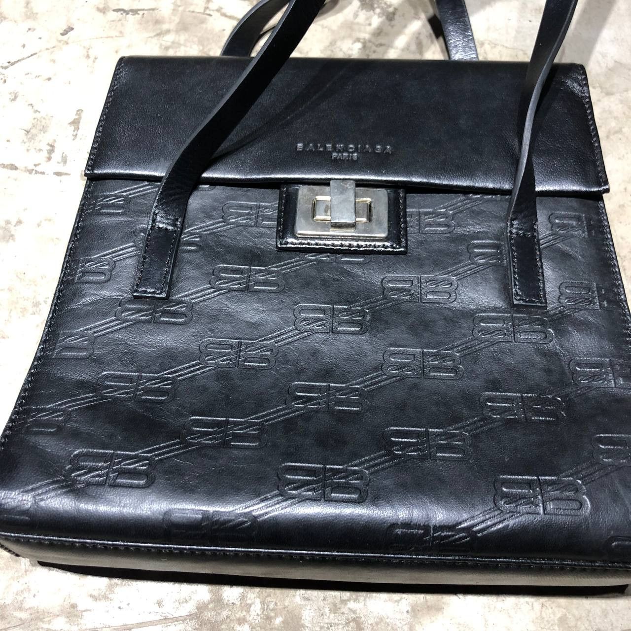 Balenciaga × Vintage Balenciaga BB logo Hand bag Size ONE SIZE - 4 Thumbnail