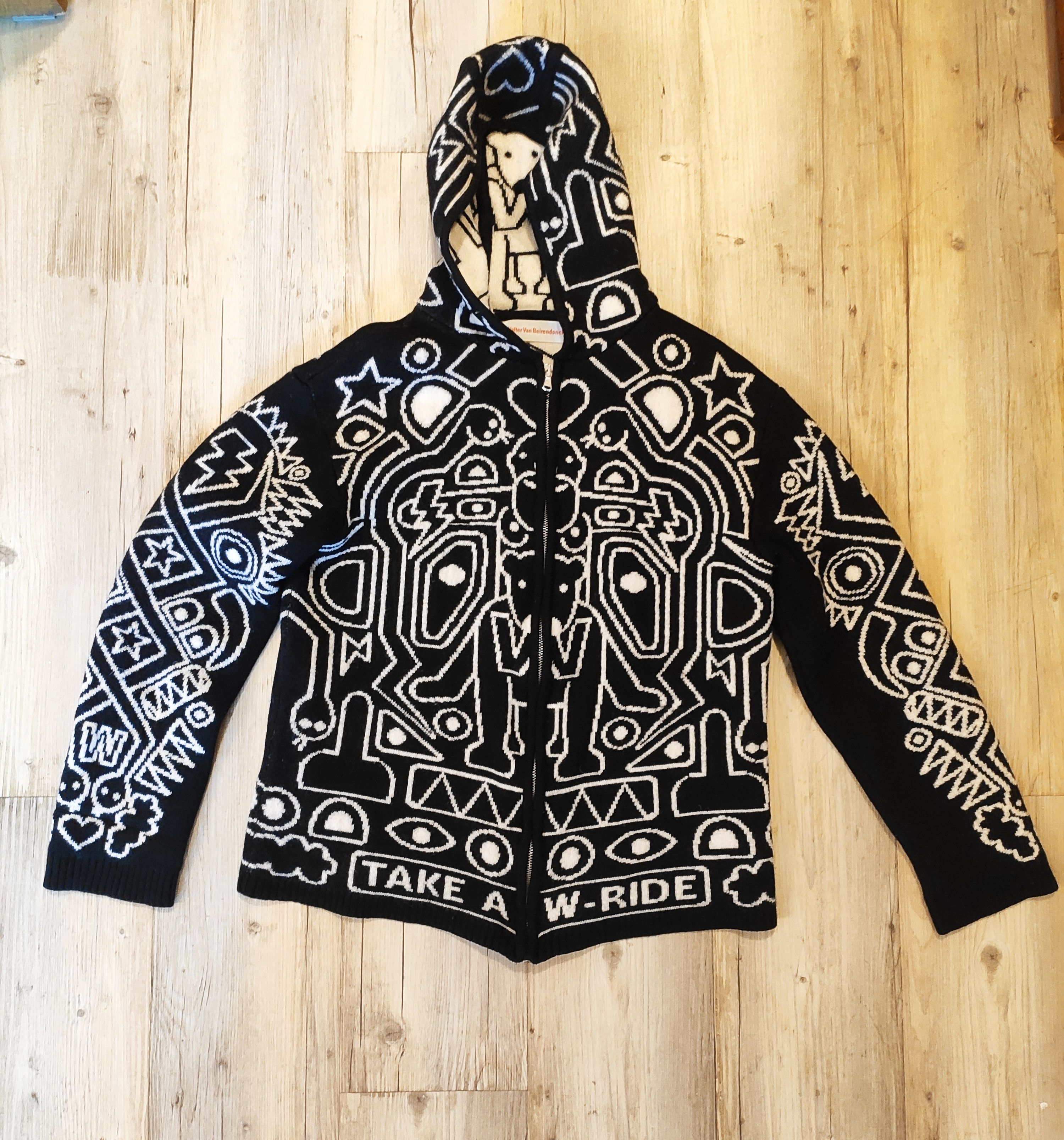 Walter Van Beirendonck GRAIL! FW11 Zip wool hoodie Size US M / EU 48-50 / 2 - 3 Thumbnail