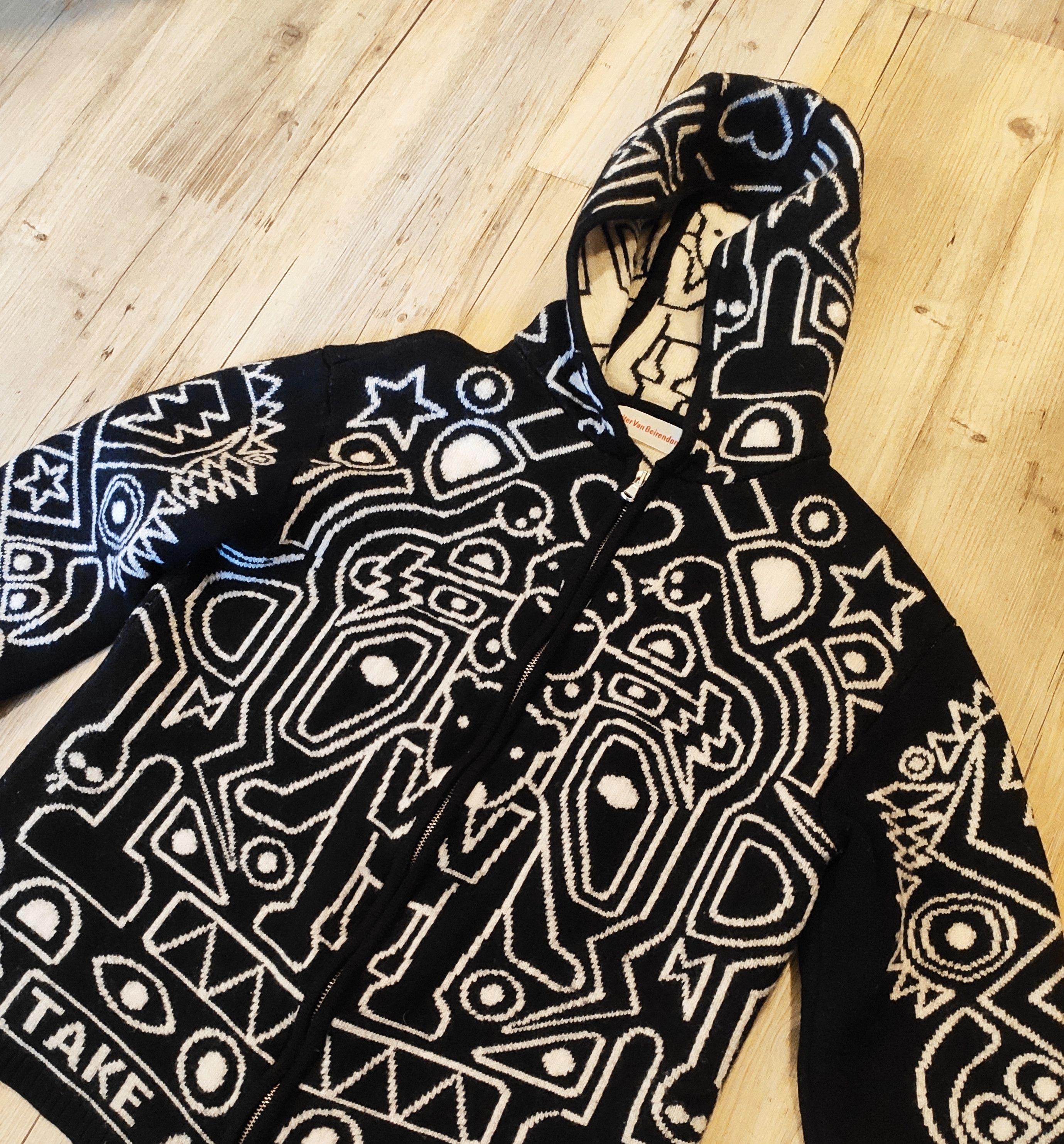 Walter Van Beirendonck GRAIL! FW11 Zip wool hoodie Size US M / EU 48-50 / 2 - 5 Thumbnail