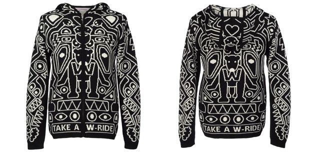 Walter Van Beirendonck GRAIL! FW11 Zip wool hoodie Size US M / EU 48-50 / 2 - 2 Thumbnail