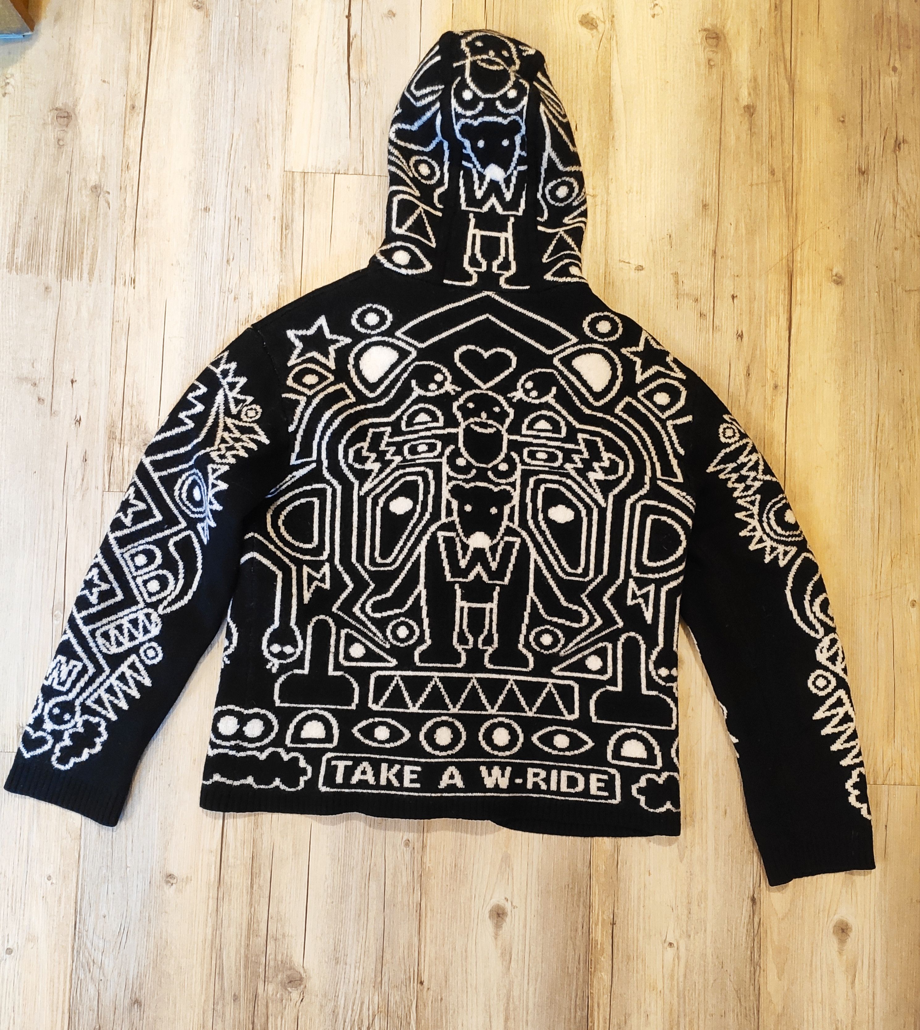 Walter Van Beirendonck GRAIL! FW11 Zip wool hoodie Size US M / EU 48-50 / 2 - 4 Thumbnail