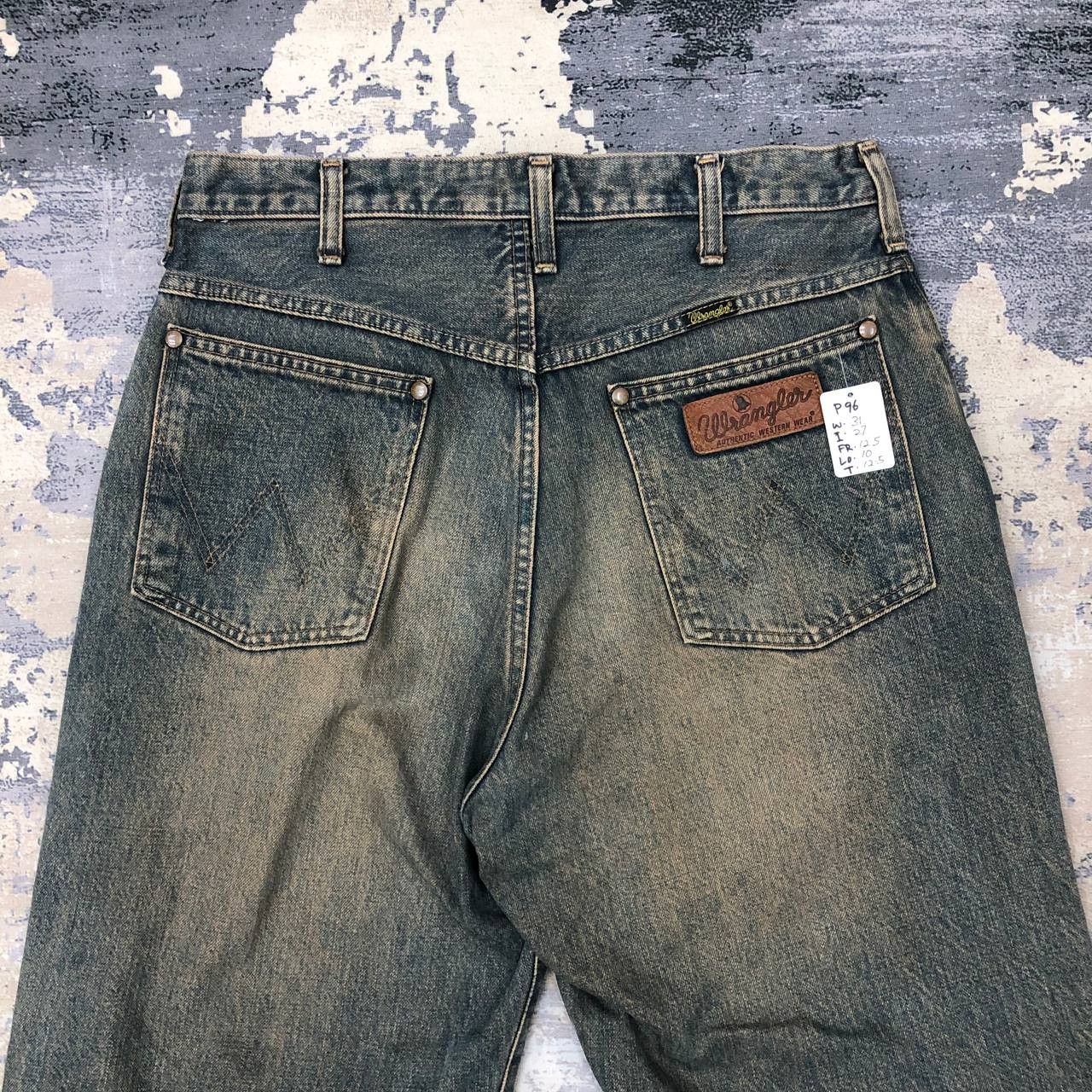 Vintage × Wrangler P96 VTG BLUE BELL WANGLER BAGGY JEANS Size US 31 - 4 Thumbnail