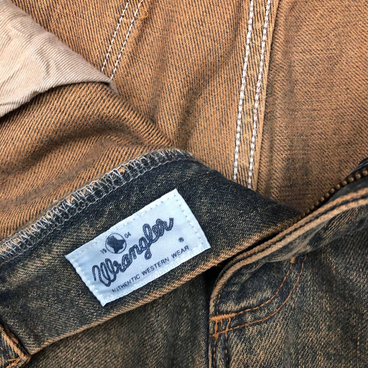 Vintage × Wrangler P96 VTG BLUE BELL WANGLER BAGGY JEANS Size US 31 - 5 Thumbnail