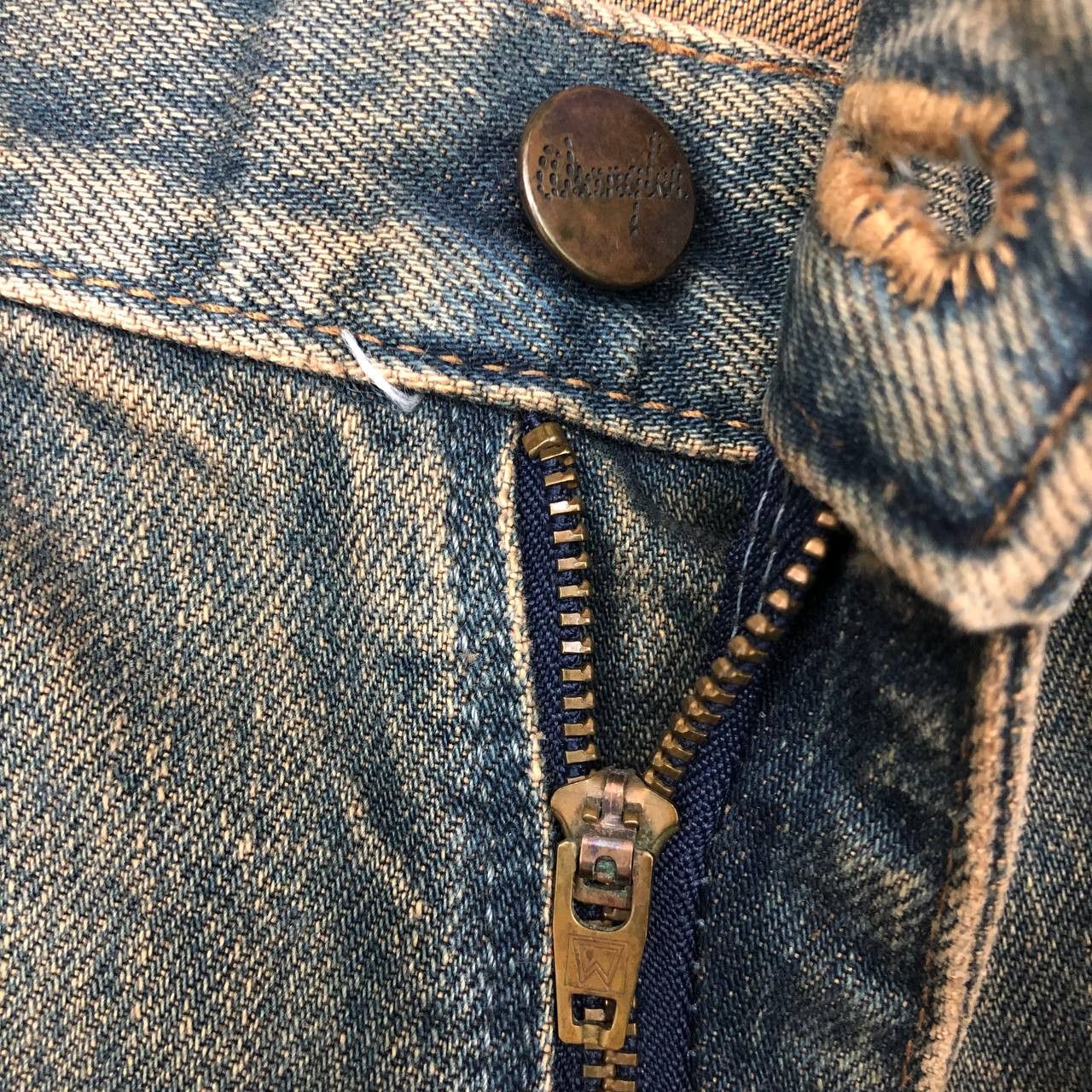 Vintage × Wrangler P96 VTG BLUE BELL WANGLER BAGGY JEANS Size US 31 - 7 Thumbnail