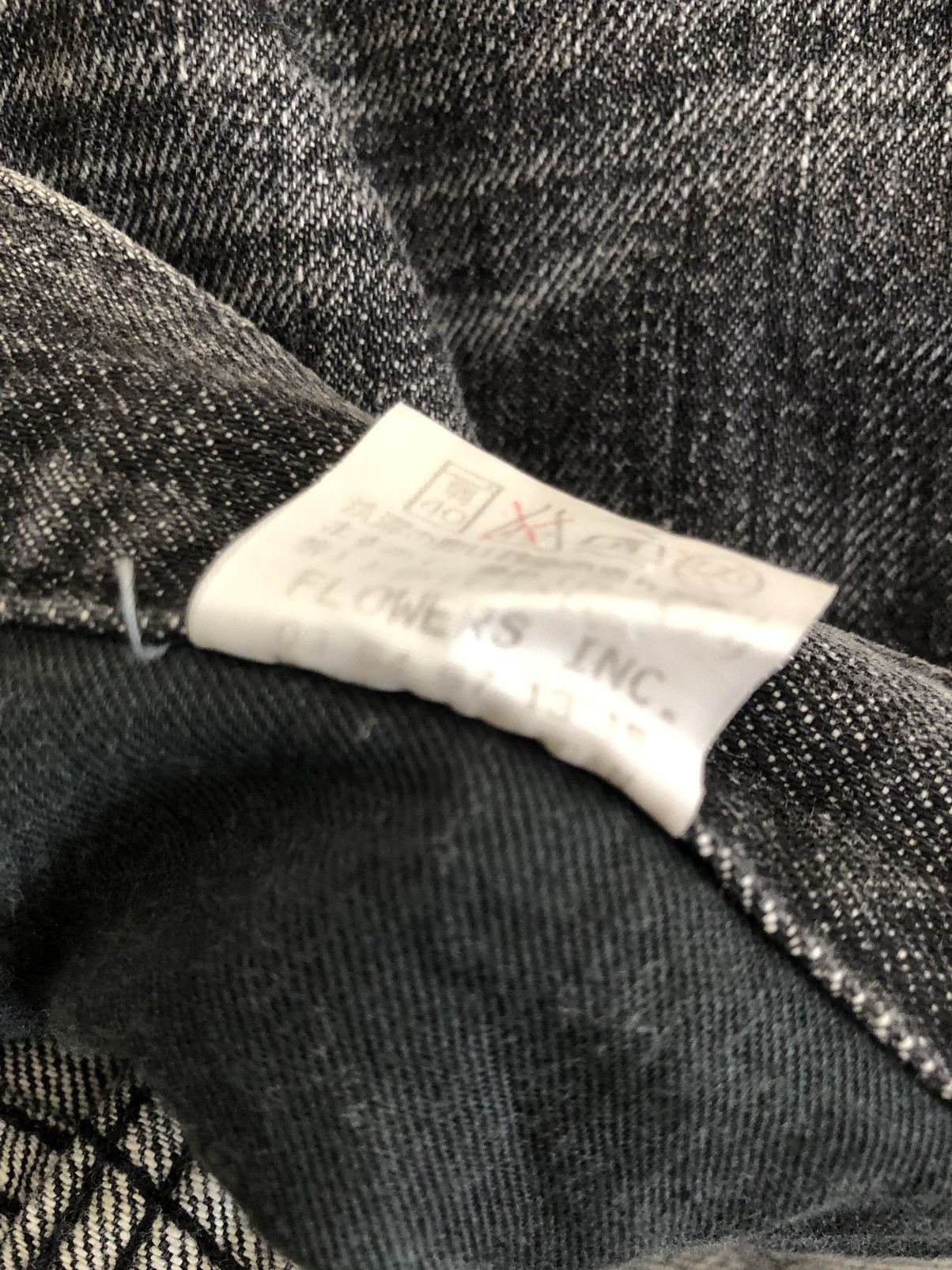 Lad Musician Vintage LAD MUSICIAN Japan Striped Fade Black Denim Jeans Size US 33 - 25 Thumbnail