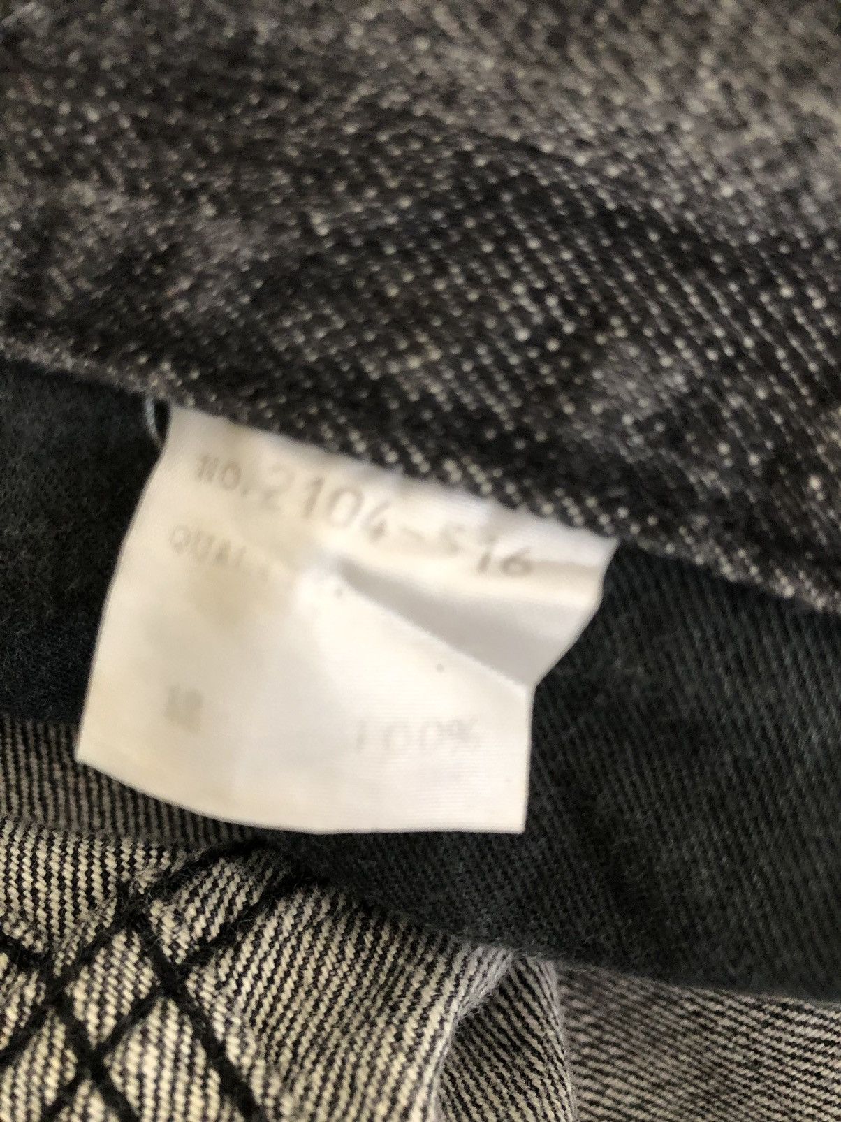 Lad Musician Vintage LAD MUSICIAN Japan Striped Fade Black Denim Jeans Size US 33 - 24 Thumbnail
