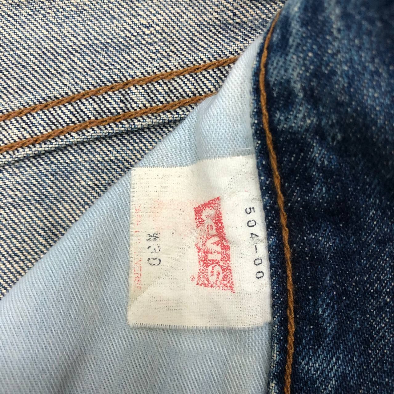 Levi's × Levi's Vintage Clothing P98 VTG LEVI'S 504 DENIM JEANS Size US 31 - 3 Thumbnail