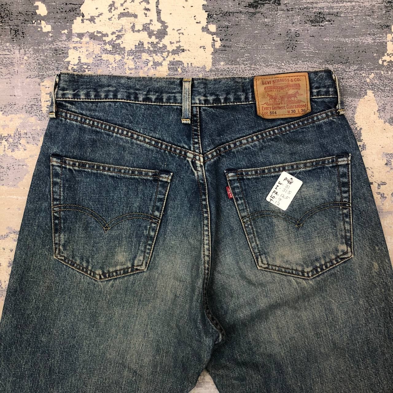 Levi's × Levi's Vintage Clothing P98 VTG LEVI'S 504 DENIM JEANS Size US 31 - 5 Thumbnail