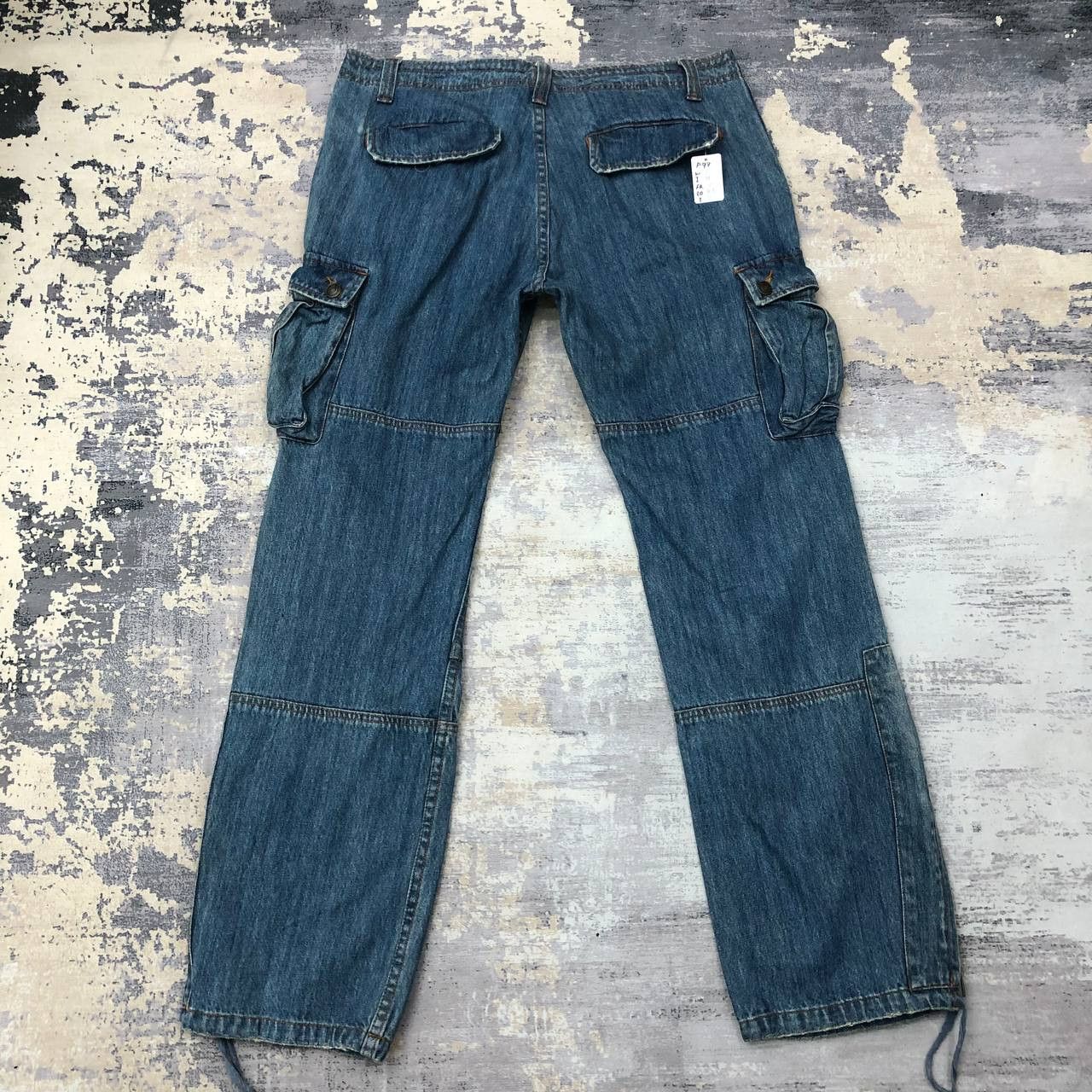 Japanese Brand P99 GOOD FOR EVERYTHING CARGO DENIM PANTS Size US 36 / EU 52 - 2 Thumbnail