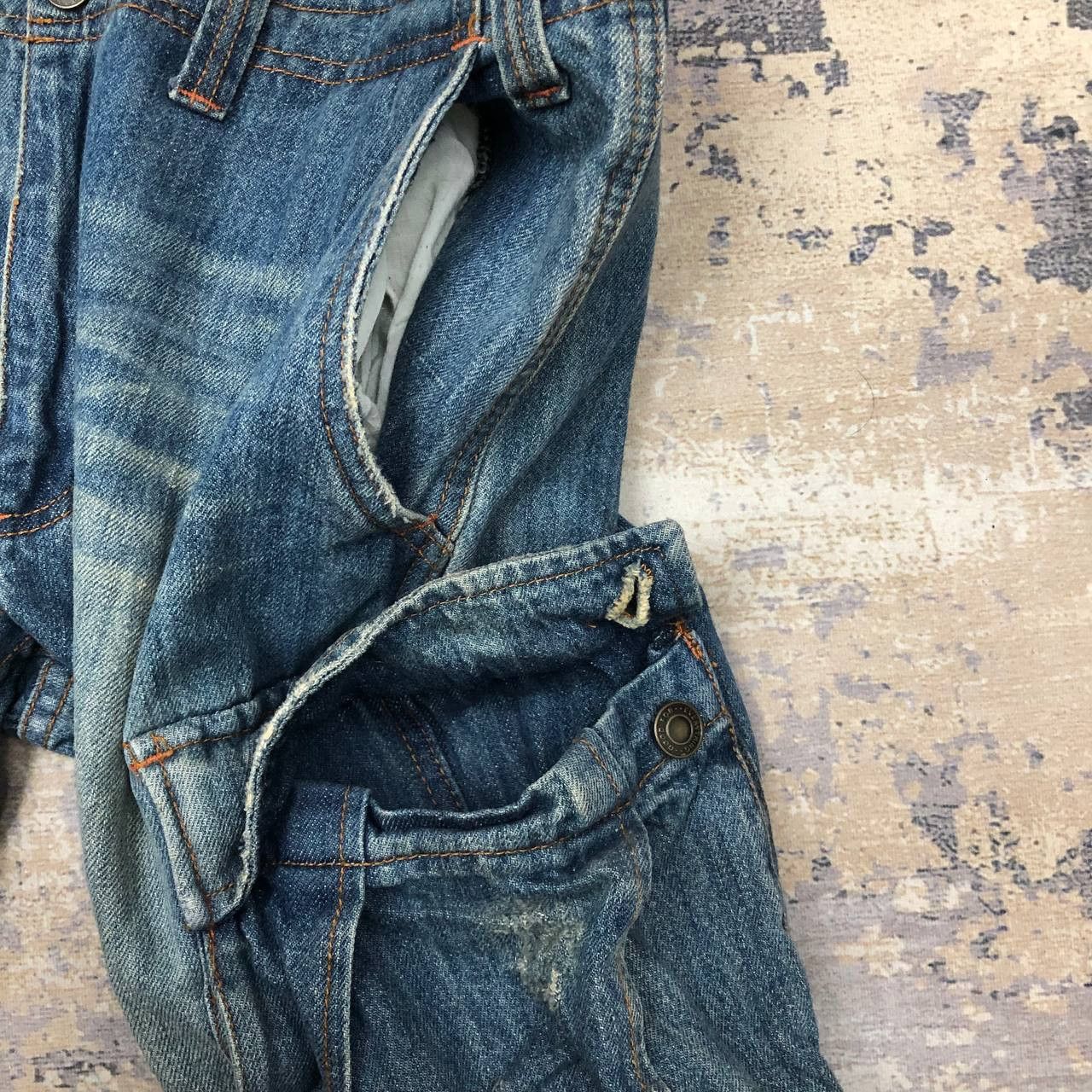 Japanese Brand P99 GOOD FOR EVERYTHING CARGO DENIM PANTS Size US 36 / EU 52 - 7 Thumbnail