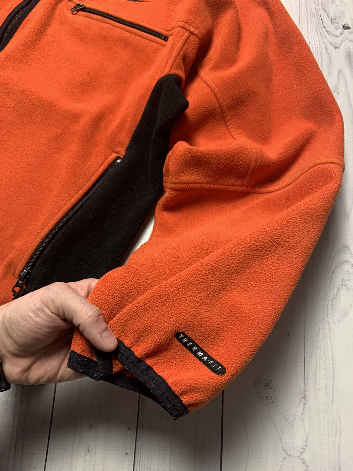 Nike × Nike ACG × Vintage Vintage sweatshirt Nike ACG fleece orange logo rare size S Size US S / EU 44-46 / 1 - 4 Thumbnail