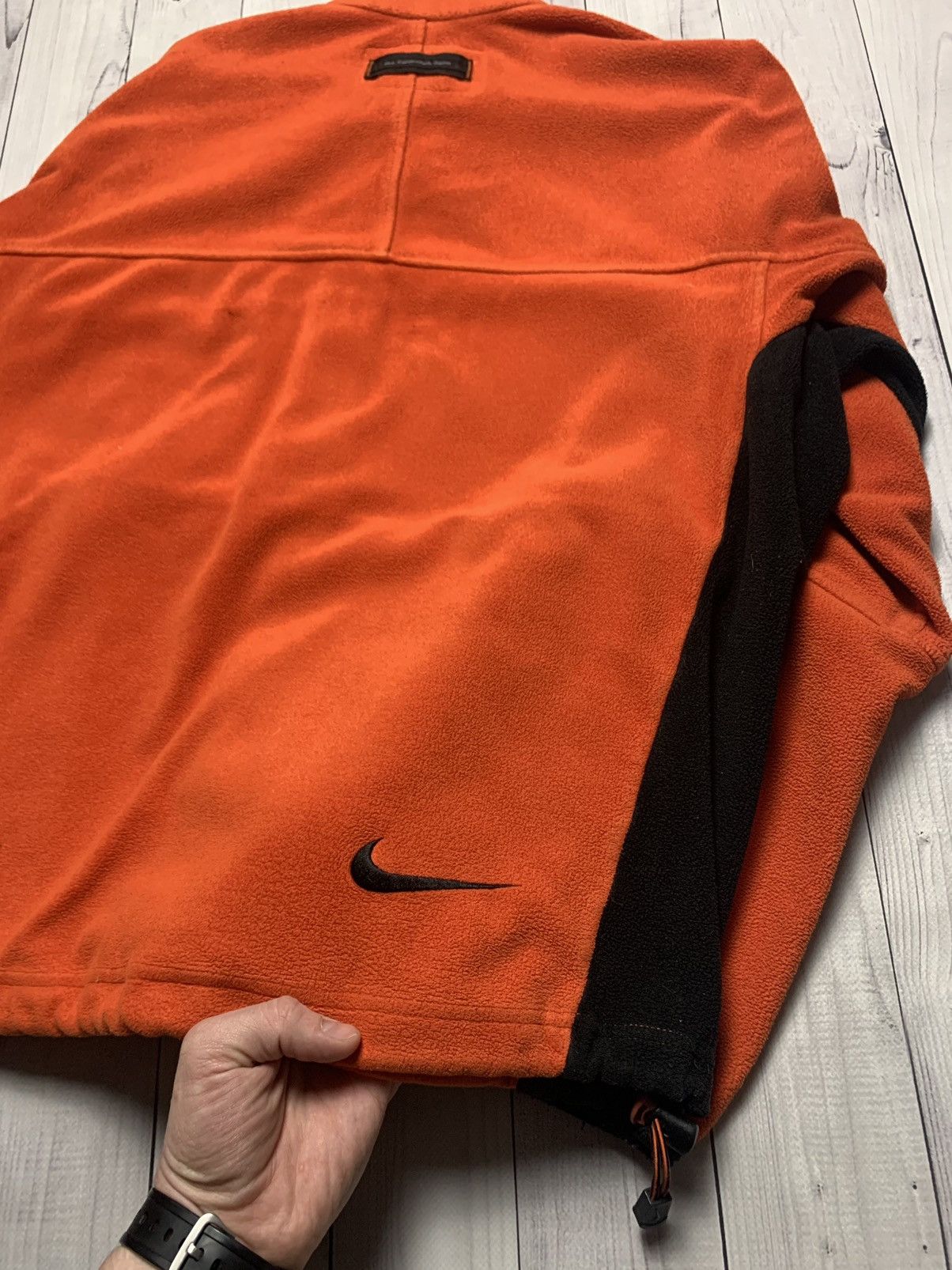 Nike × Nike ACG × Vintage Vintage sweatshirt Nike ACG fleece orange logo rare size S Size US S / EU 44-46 / 1 - 13 Thumbnail