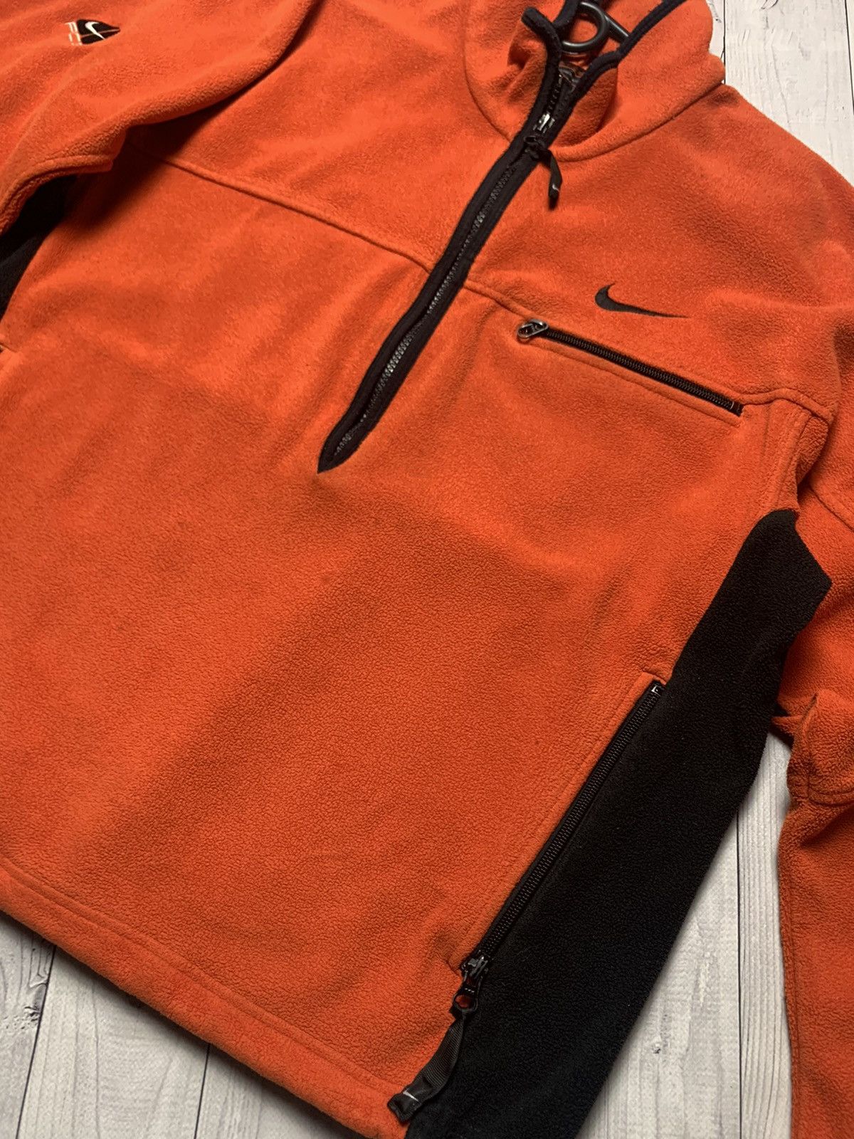 Nike × Nike ACG × Vintage Vintage sweatshirt Nike ACG fleece orange logo rare size S Size US S / EU 44-46 / 1 - 5 Thumbnail