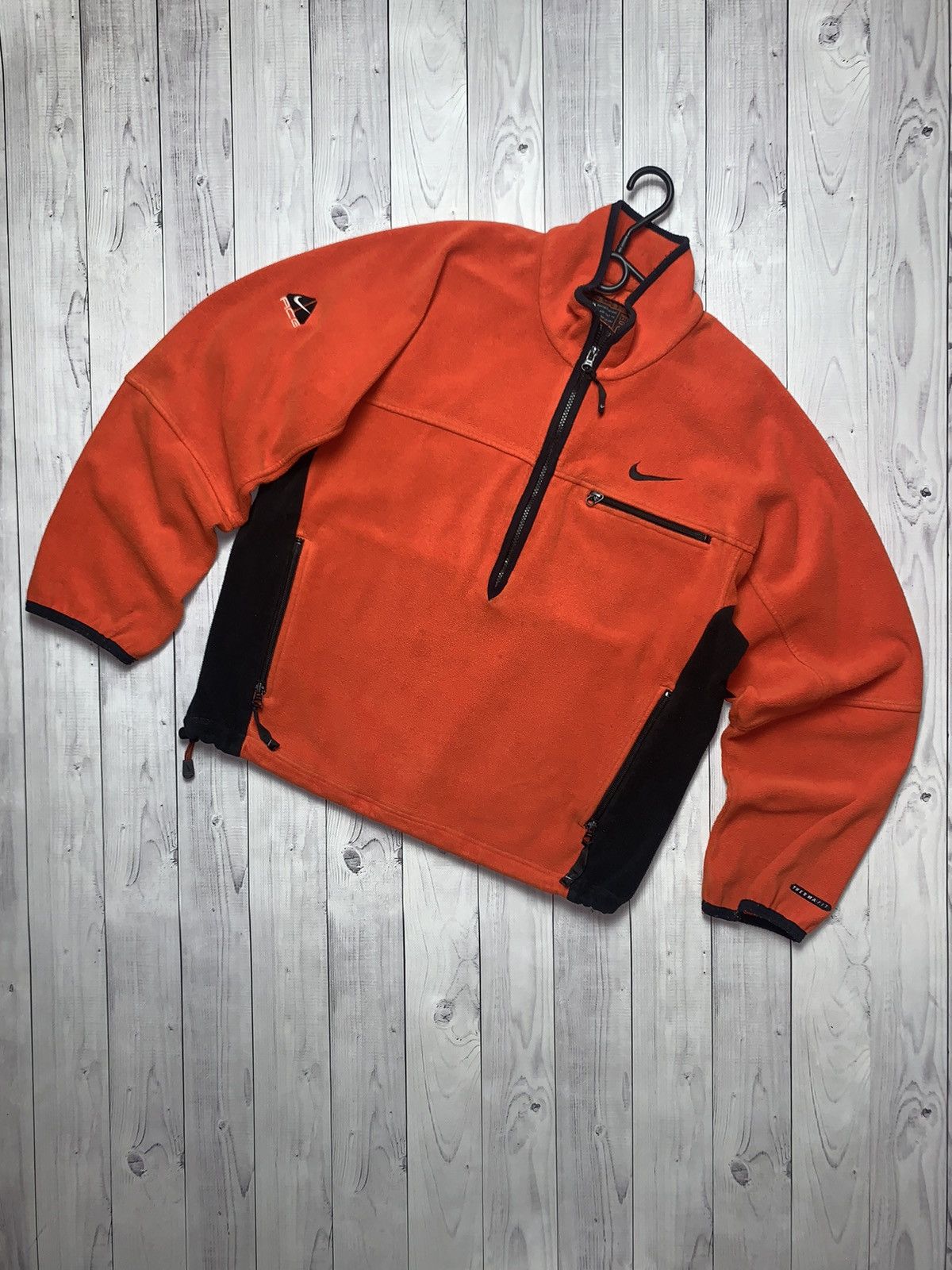 Nike × Nike ACG × Vintage Vintage sweatshirt Nike ACG fleece orange logo rare size S Size US S / EU 44-46 / 1 - 2 Thumbnail