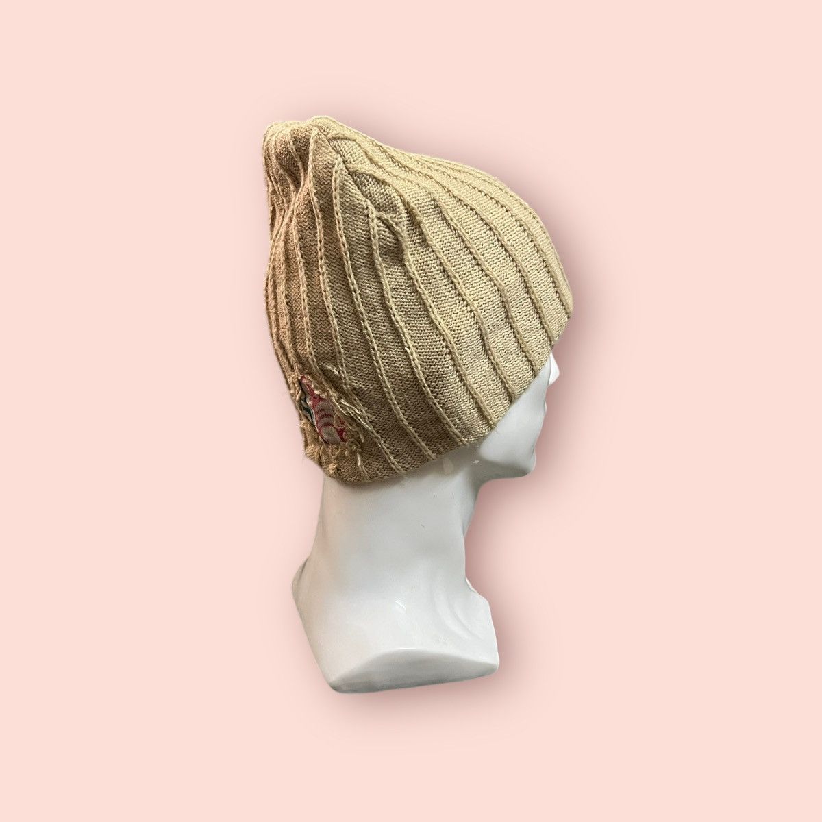 Japanese Brand × Vintage VINTAGE SASHIKO BORO PATCHES JAPAN SKULL BEANIE Size ONE SIZE - 12 Thumbnail