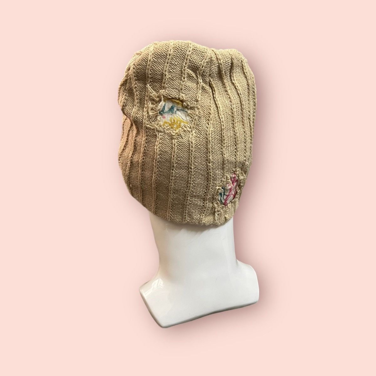 Japanese Brand × Vintage VINTAGE SASHIKO BORO PATCHES JAPAN SKULL BEANIE Size ONE SIZE - 10 Thumbnail