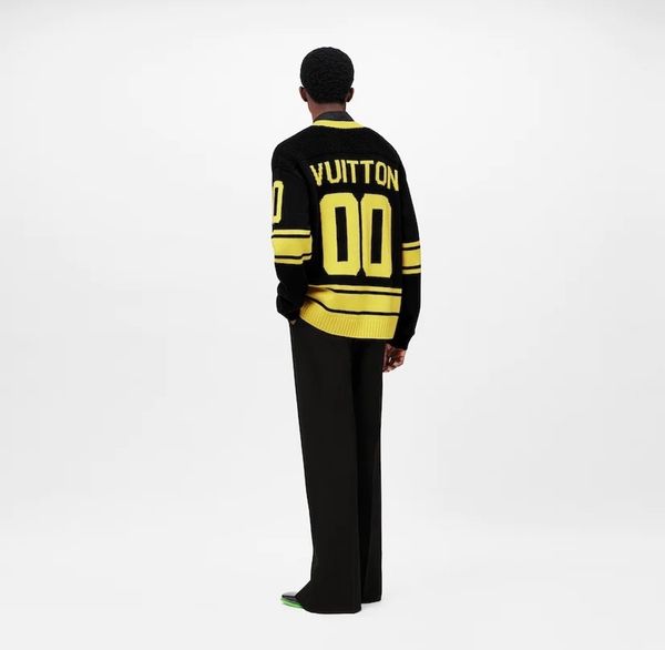 Louis Vuitton Louis Vuitton Virgil 2022 Hockey Knit Jersey