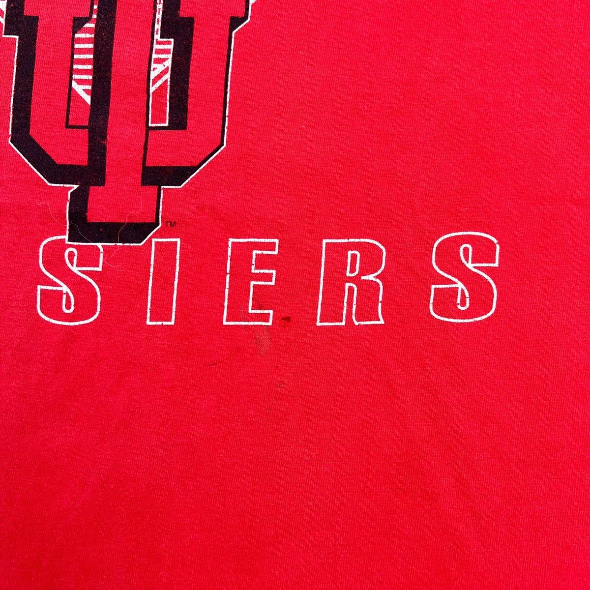 Vintage Vintage 90s Indiana Hoosiers Single Stitch Tee Size US XXL / EU 58 / 5 - 6 Thumbnail