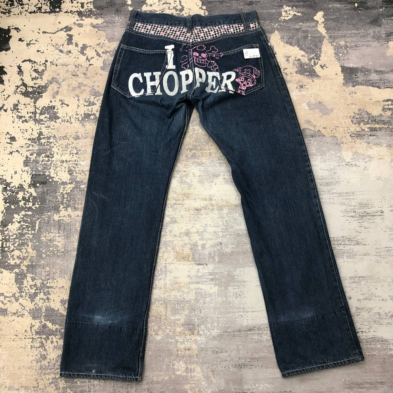 Japanese Brand × One Piece P103 I LOVE CHOPPER X ONE PIECE JEANS Size US 32 / EU 48 - 2 Thumbnail