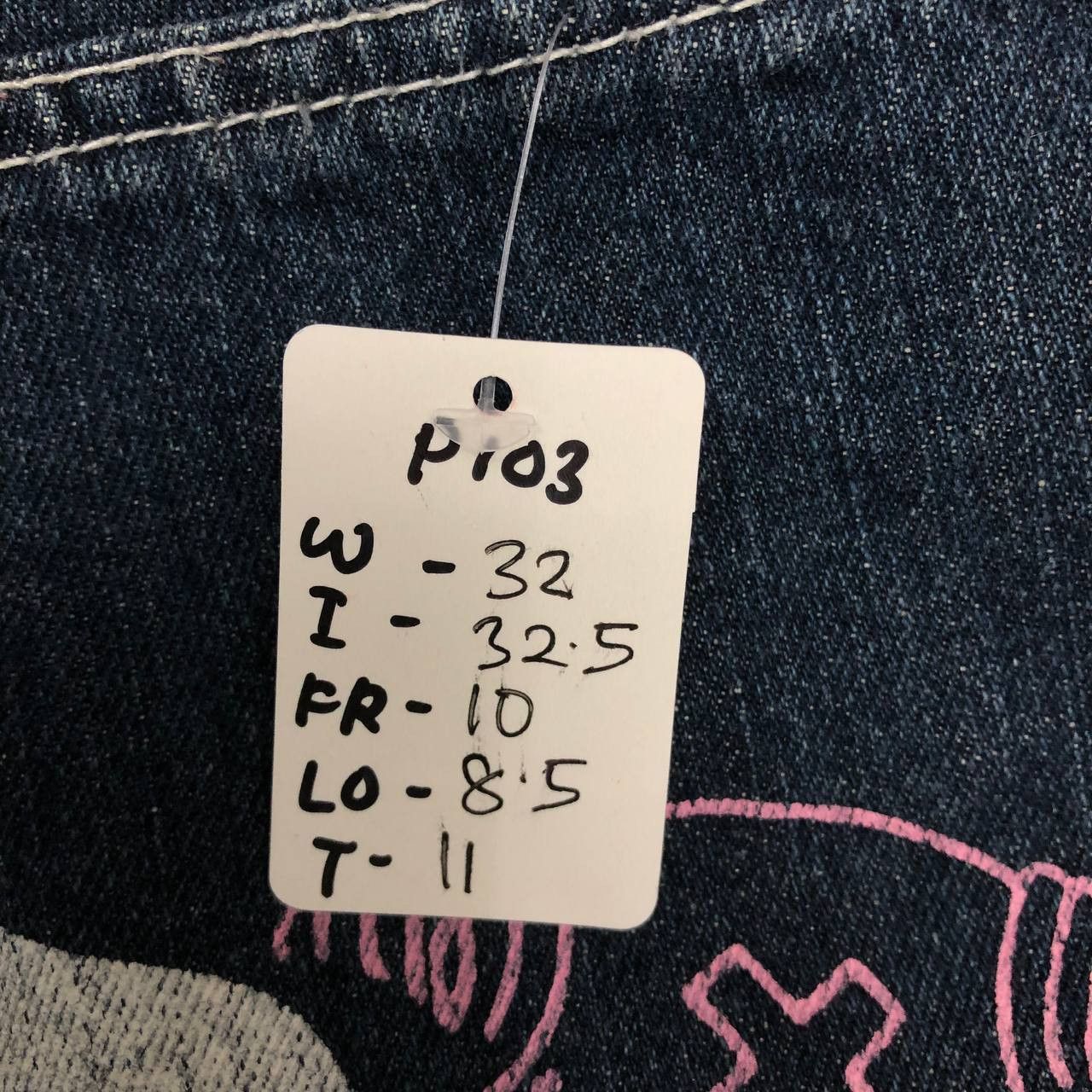 Japanese Brand × One Piece P103 I LOVE CHOPPER X ONE PIECE JEANS Size US 32 / EU 48 - 12 Thumbnail