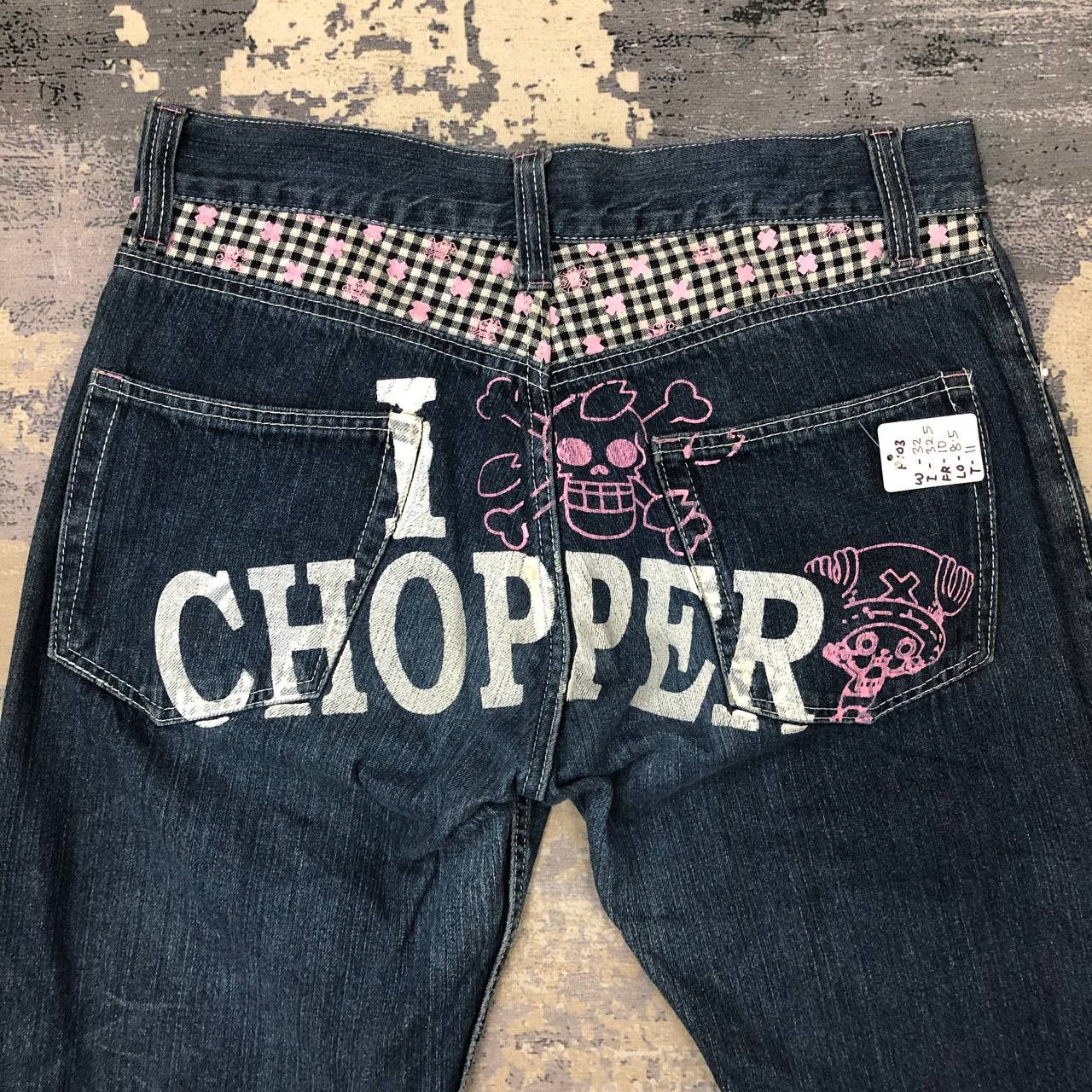 Japanese Brand × One Piece P103 I LOVE CHOPPER X ONE PIECE JEANS Size US 32 / EU 48 - 1 Thumbnail