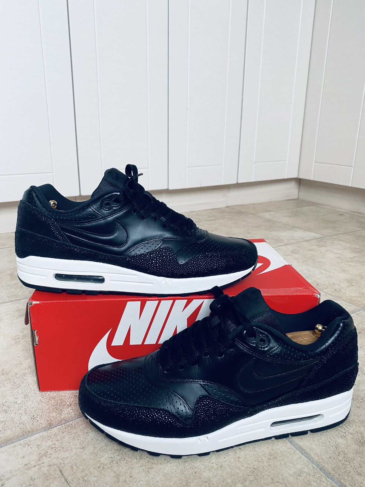 Nike × Patta × atmos NikeLab Air Max1 Safari 2015 Parra Fragment Supreme Clot Tn Size US 11 / EU 44 - 6 Thumbnail
