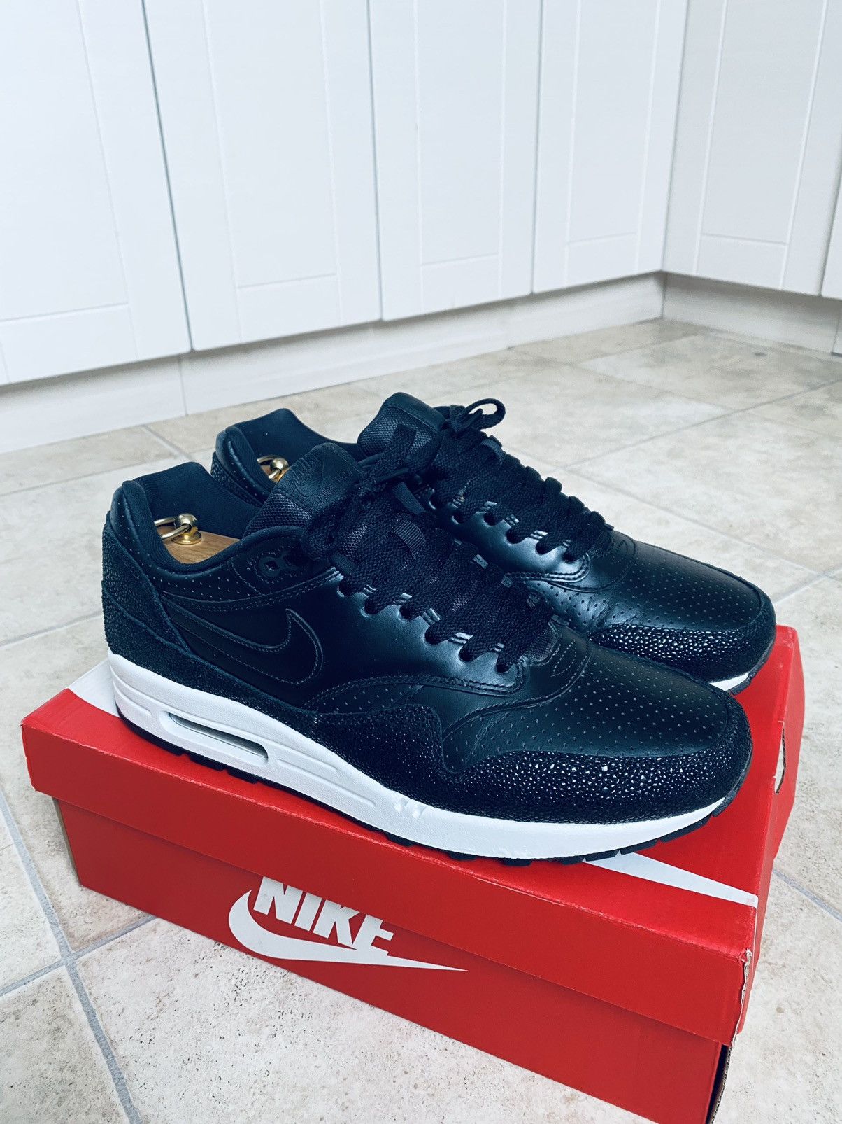 Nike × Patta × atmos NikeLab Air Max1 Safari 2015 Parra Fragment Supreme Clot Tn Size US 11 / EU 44 - 4 Thumbnail