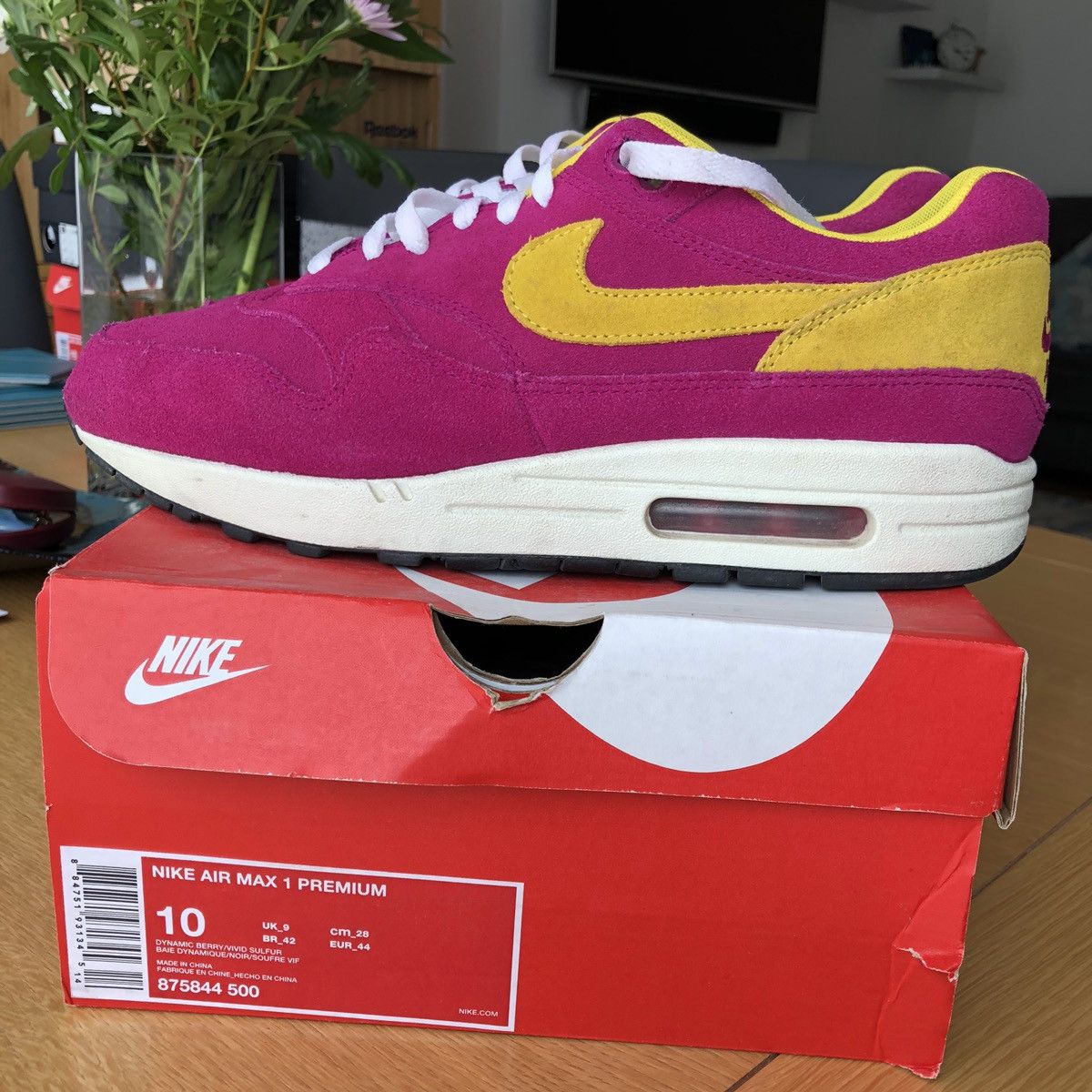 Nike × Parra × Patta NikeLab Air Max1 Prm Dynamic Berry Tn Supreme Bw Clot Atmos Size US 10 / EU 43 - 1 Thumbnail