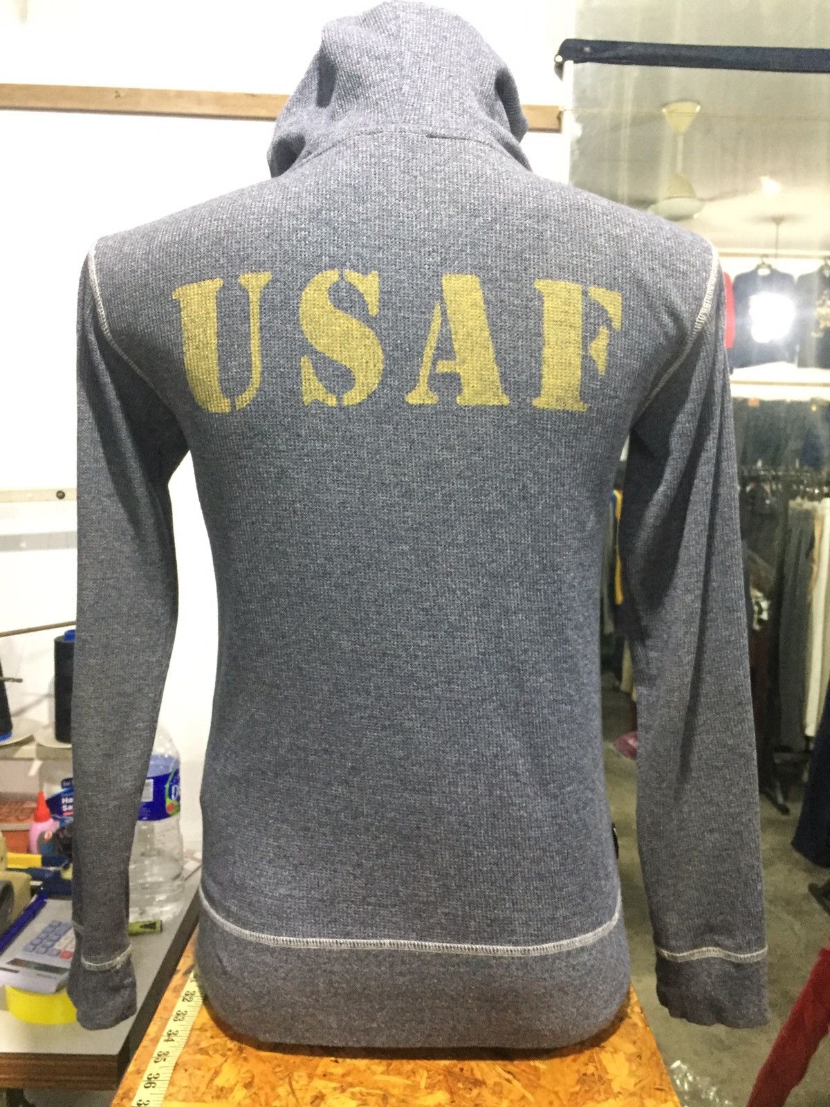 Avirex × Vintage Vintage Avirex USAF Hoodie Pullover Jumper Sweatshirt Size US M / EU 48-50 / 2 - 6 Thumbnail