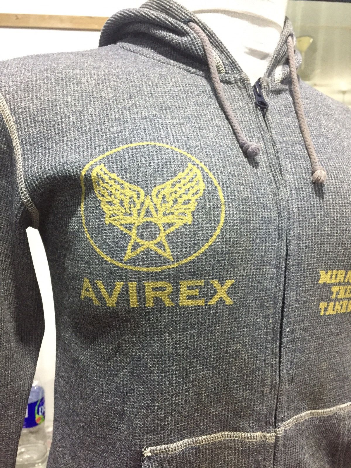 Avirex × Vintage Vintage Avirex USAF Hoodie Pullover Jumper Sweatshirt Size US M / EU 48-50 / 2 - 3 Thumbnail