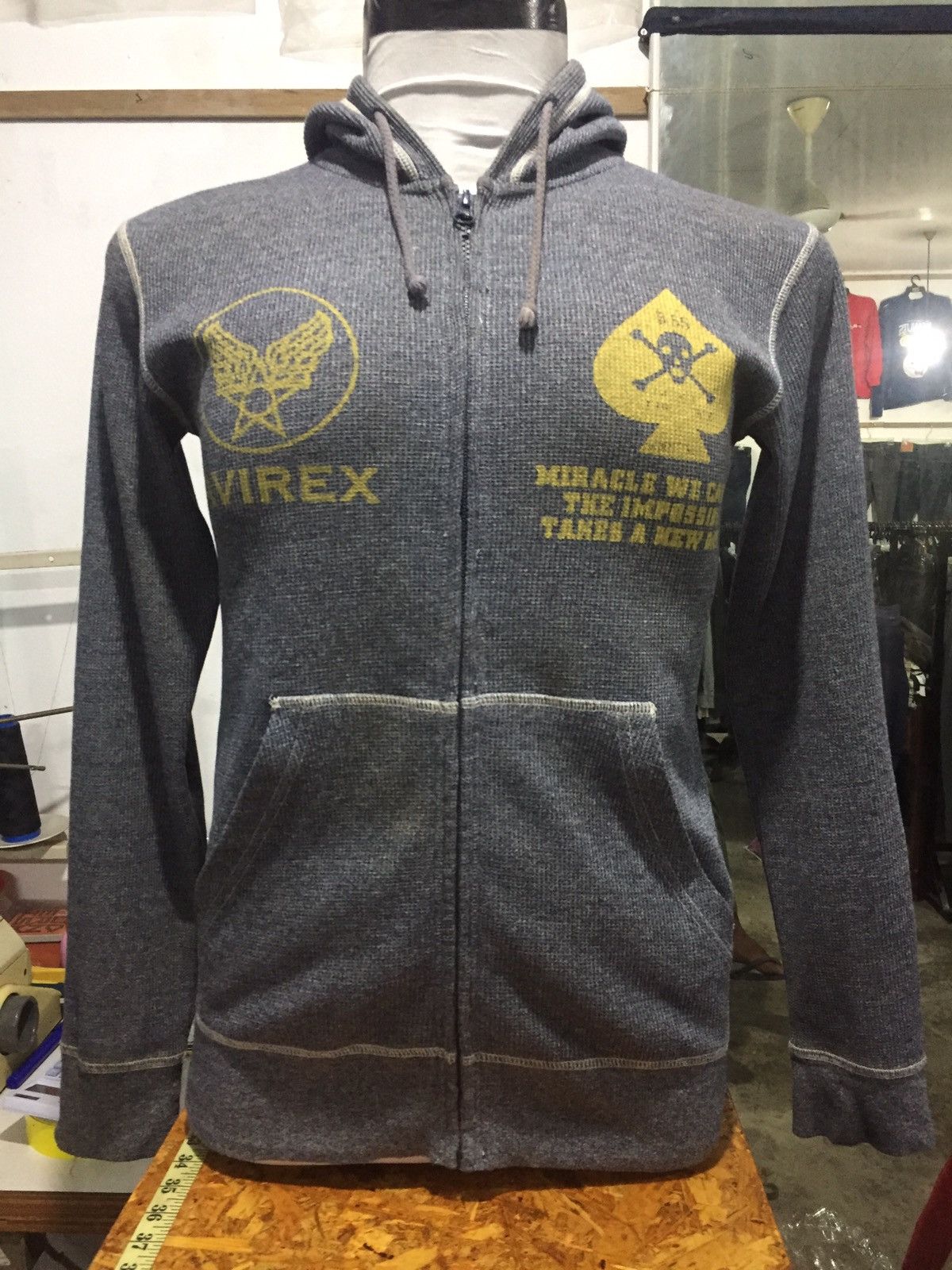 Avirex × Vintage Vintage Avirex USAF Hoodie Pullover Jumper Sweatshirt Size US M / EU 48-50 / 2 - 1 Thumbnail