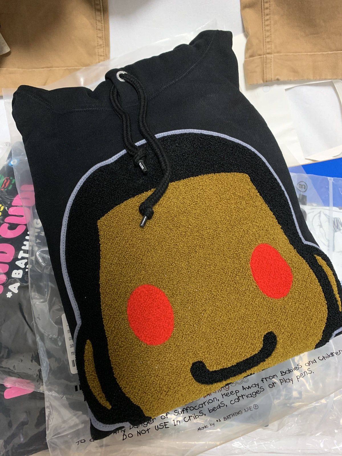 Bape DS! BAPE KID CUDI MOON MAN POULLOVER HOODIE SWEATSHIRT Size US L / EU 52-54 / 3 - 4 Thumbnail
