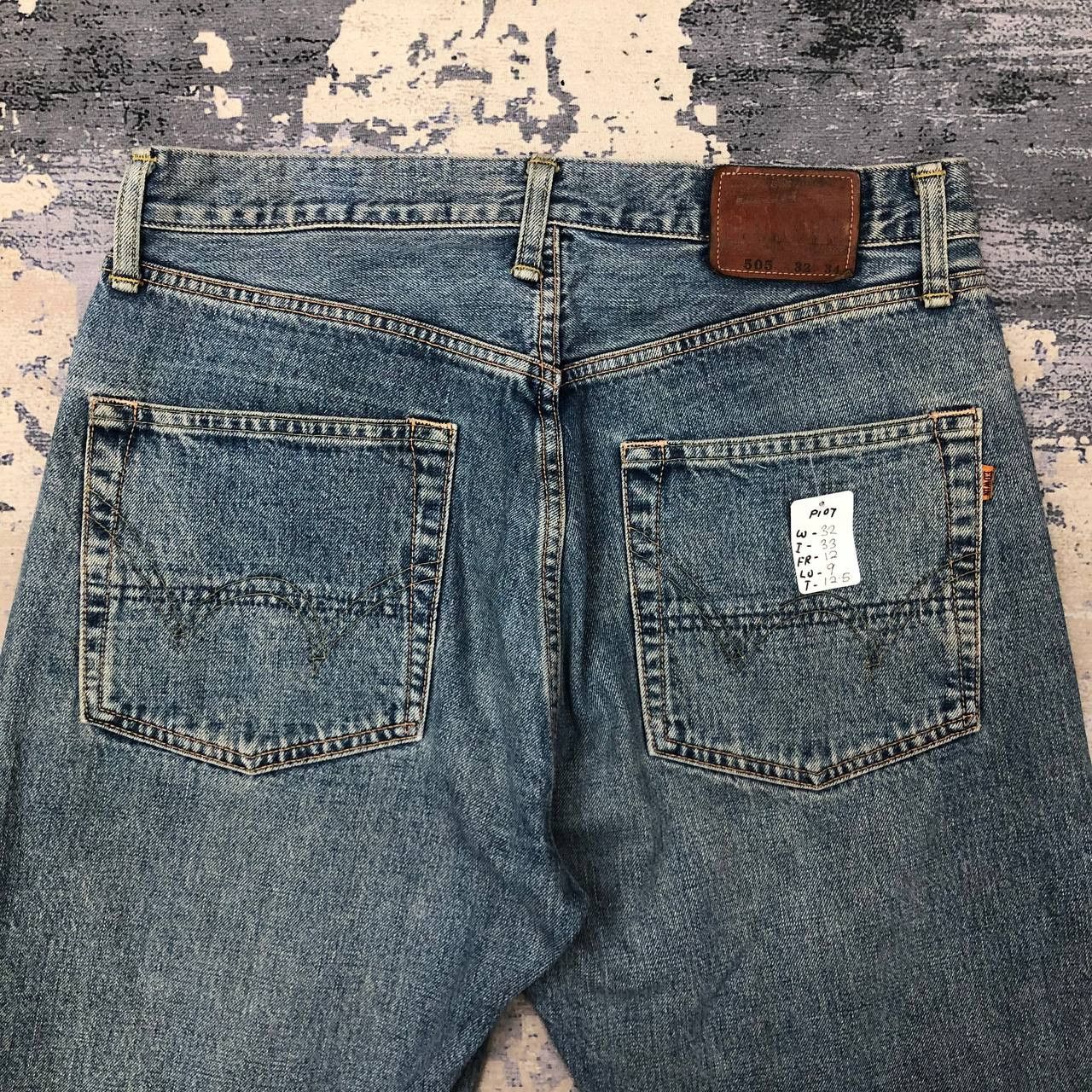 Edwin P107 VTG EDWIN STONE WASH SELVEDGE JEANS Size US 32 / EU 48 - 4 Thumbnail
