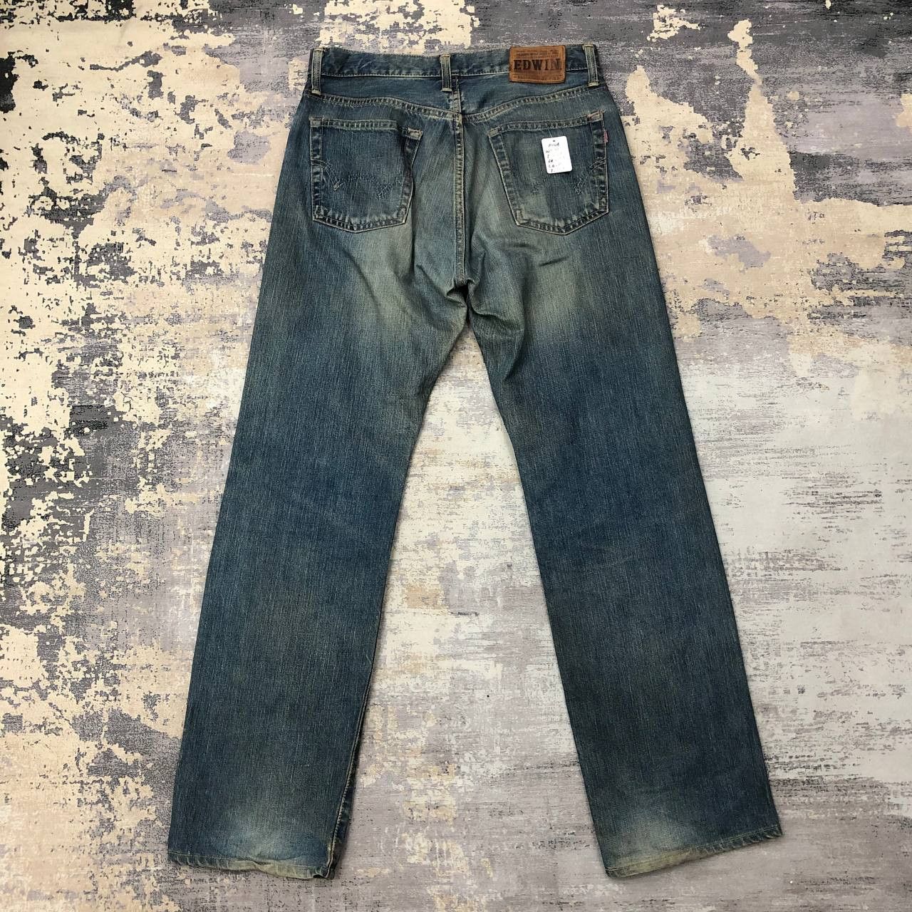 Edwin P108 VTG EDWIN 505 STONE WASH SELVEDGE DENIM Size US 30 / EU 46 - 2 Thumbnail