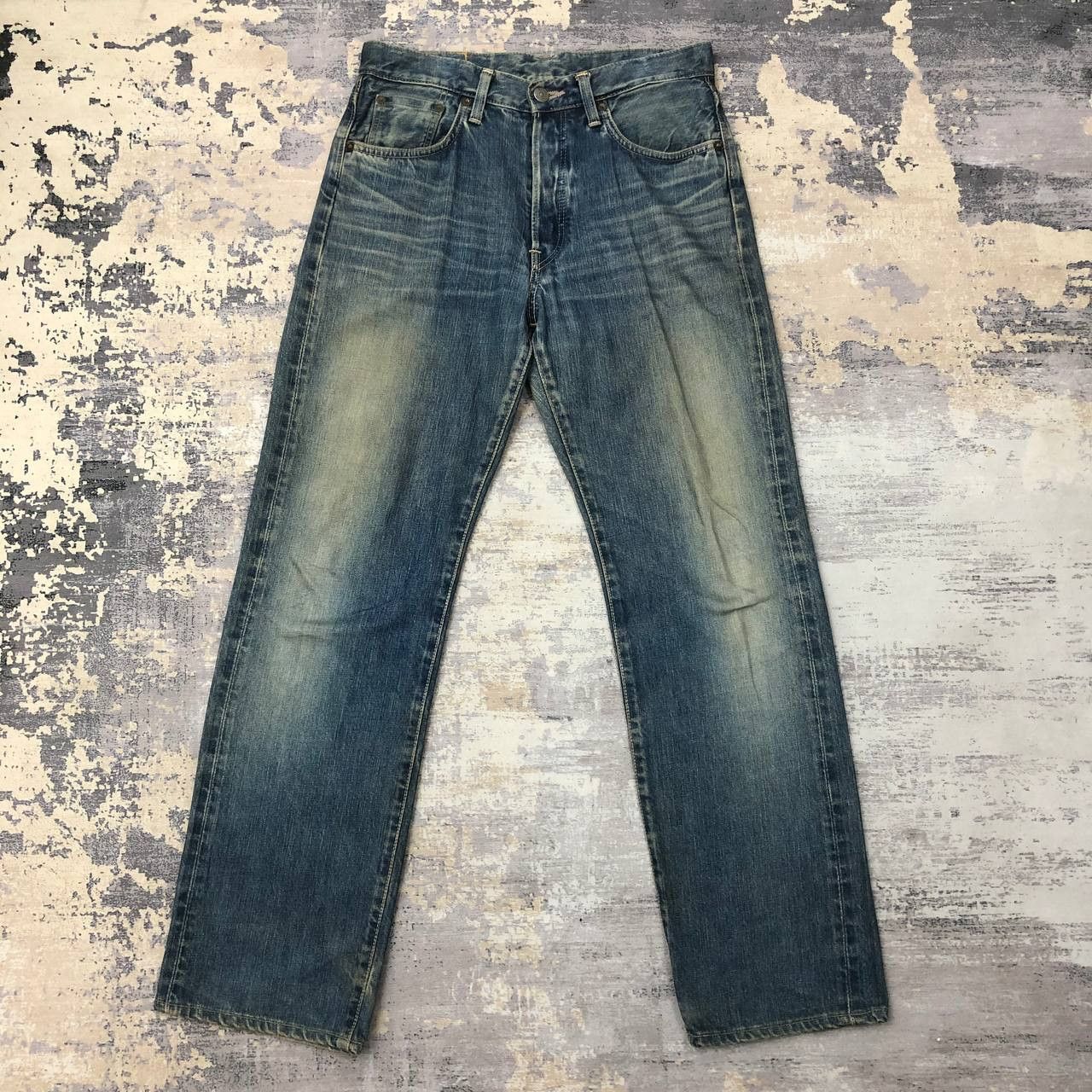 Edwin P108 VTG EDWIN 505 STONE WASH SELVEDGE DENIM Size US 30 / EU 46 - 1 Thumbnail
