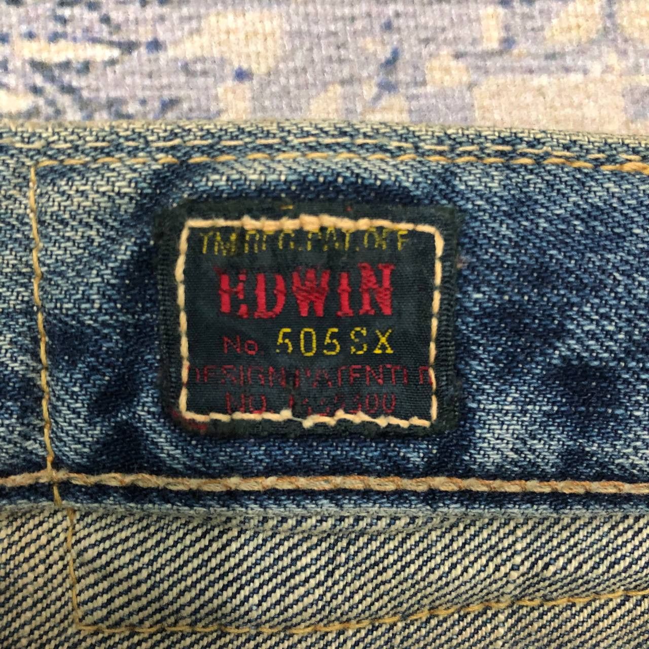 Edwin P108 VTG EDWIN 505 STONE WASH SELVEDGE DENIM Size US 30 / EU 46 - 5 Thumbnail
