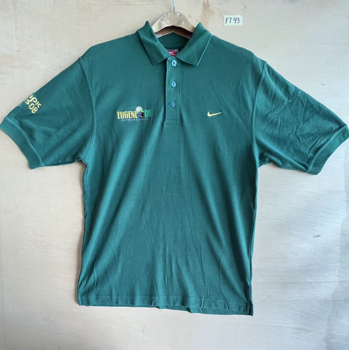 image of Vintage Nike Eugene Olympic Trial Ft93 in Green, Men's (Size Small)