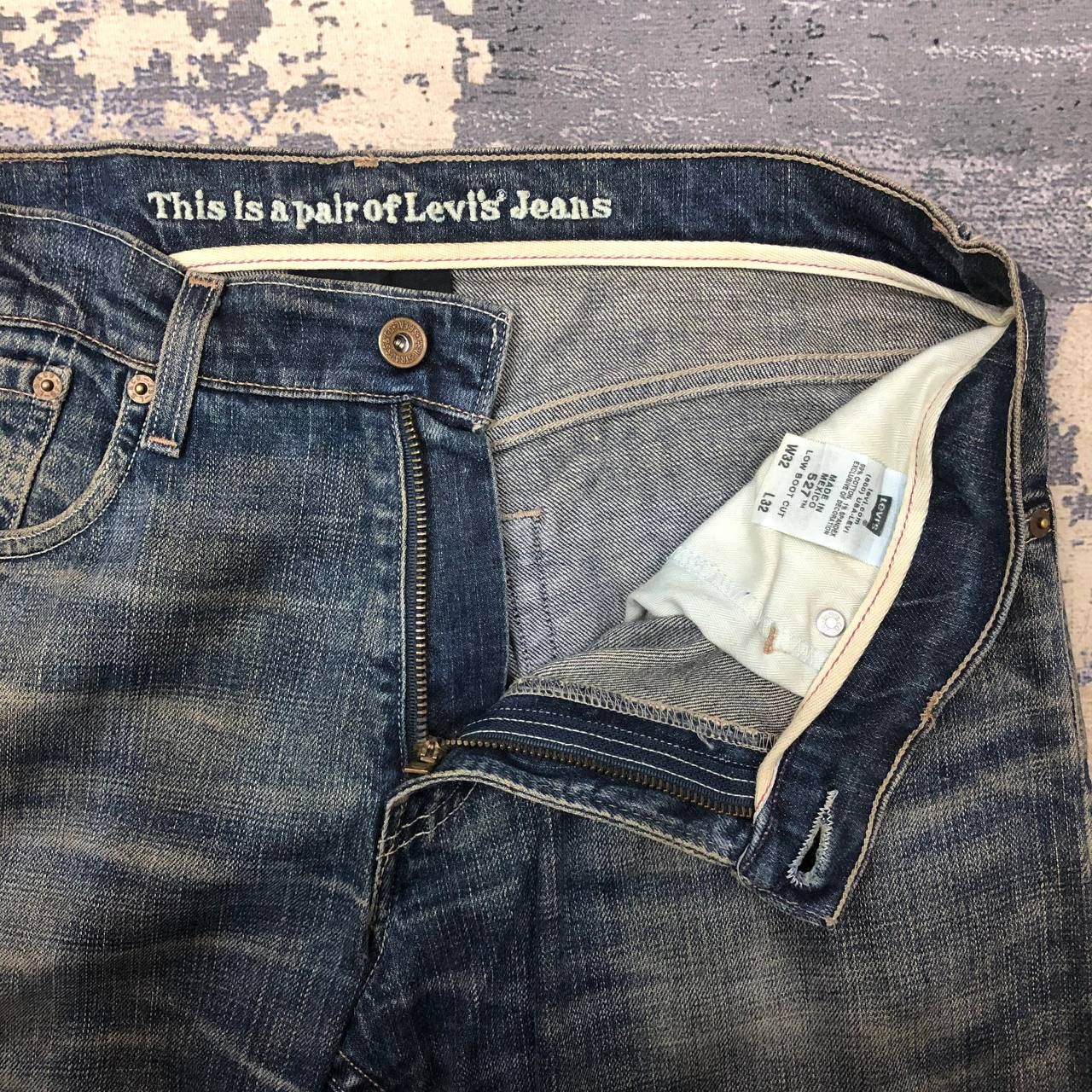 Levi's P109 VTG BLUE WASH LEVI'S LOW BOOT CUT JEANS Size US 34 / EU 50 - 7 Thumbnail