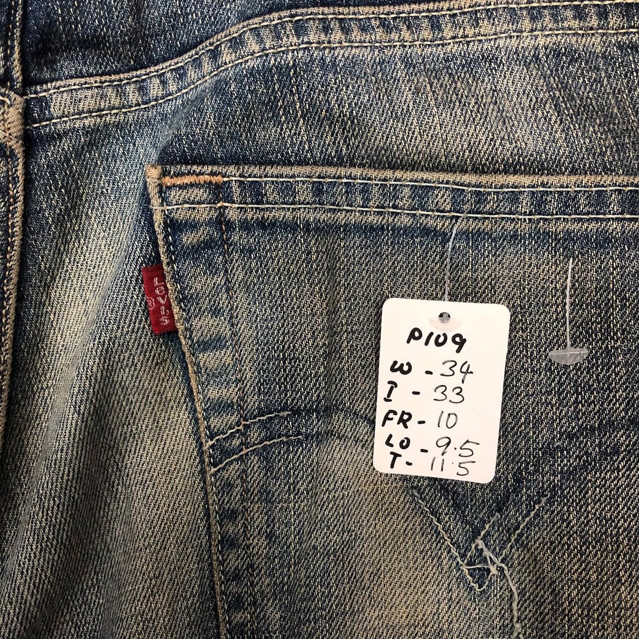 Levi's P109 VTG BLUE WASH LEVI'S LOW BOOT CUT JEANS Size US 34 / EU 50 - 11 Thumbnail