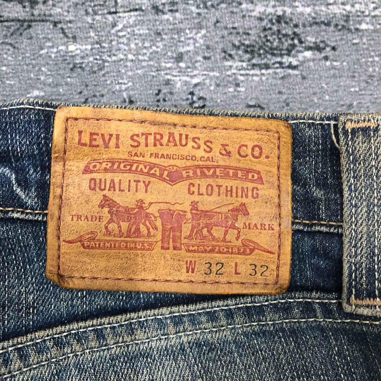 Levi's P109 VTG BLUE WASH LEVI'S LOW BOOT CUT JEANS Size US 34 / EU 50 - 5 Thumbnail