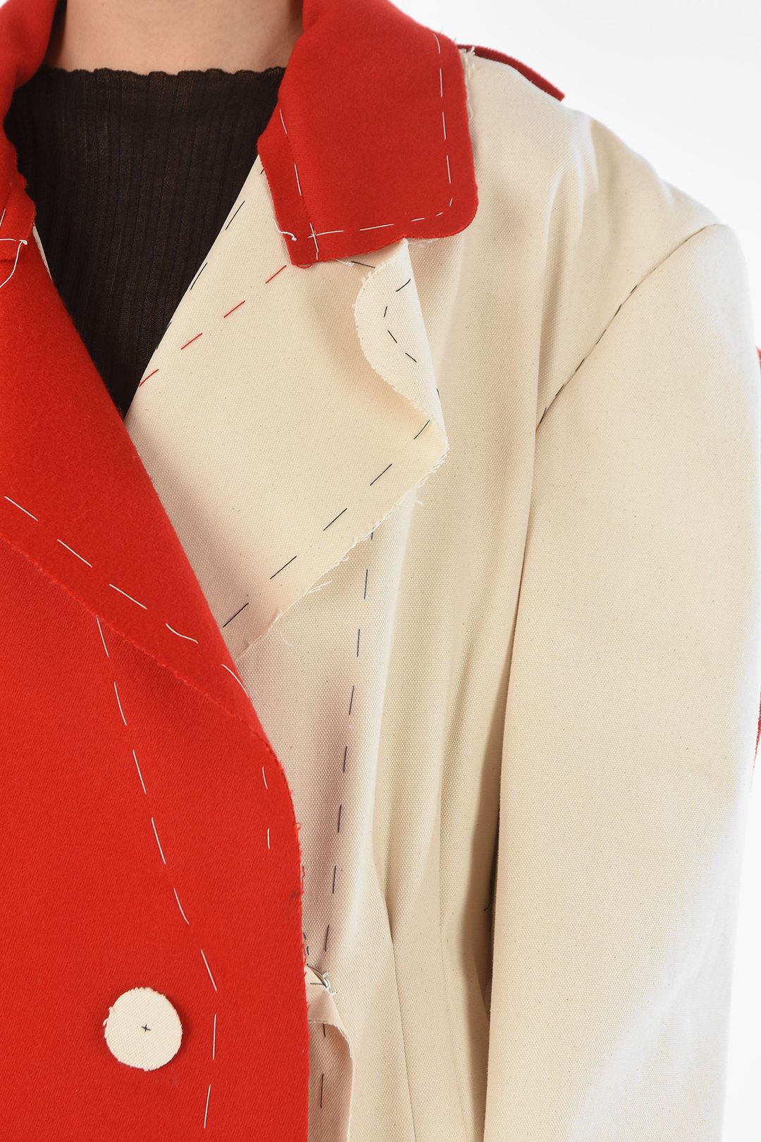 Maison Margiela Coats in Red Size S / US 4 / IT 40 - 3 Thumbnail