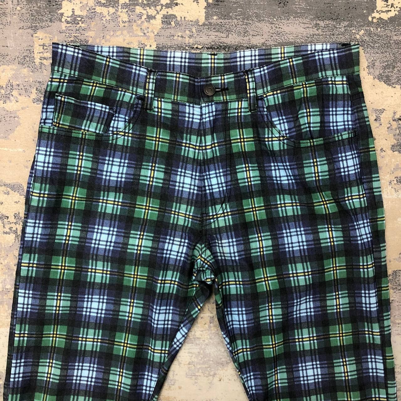 Uniqlo P110 UNIQLO TARTAN PUNK SKINNY PANTS Size US 34 / EU 50 - 3 Thumbnail