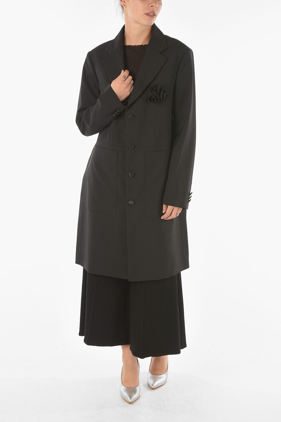 Maison Margiela Coats in Black Size S / US 4 / IT 40 - 4 Thumbnail