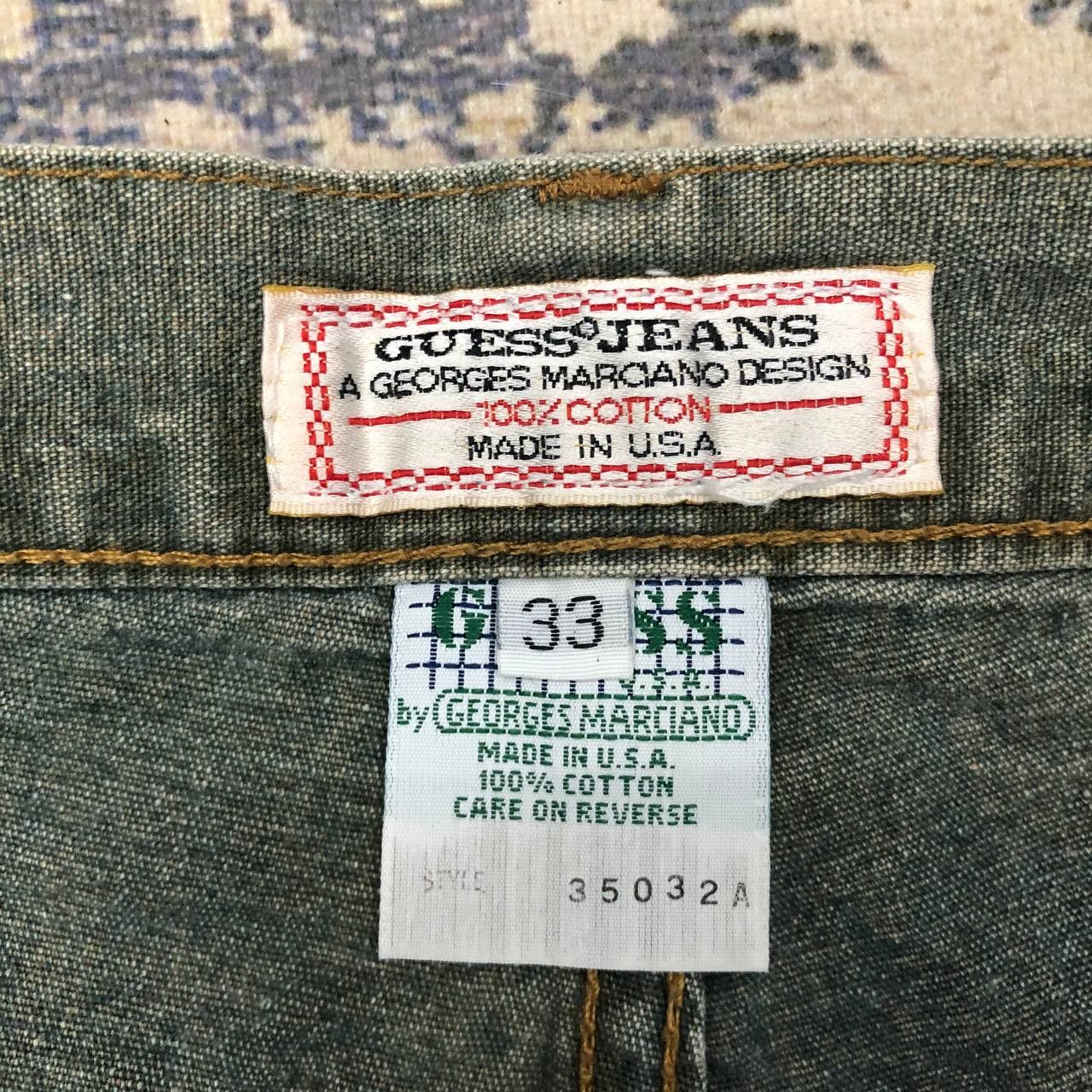 Guess P111 VTG GEORGES MARCIANO x GUESS CARROT CUT JEANS Size US 32 / EU 48 - 5 Thumbnail