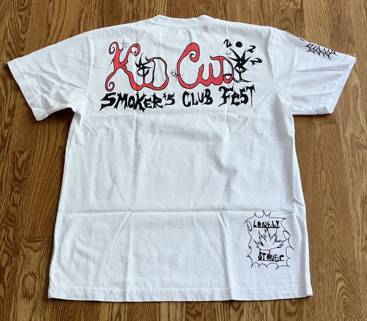 Kid Cudi Large Kid Cudi Lonely Stoner Club Fest Tee Shirt Loud White Size US L / EU 52-54 / 3 - 2 Thumbnail