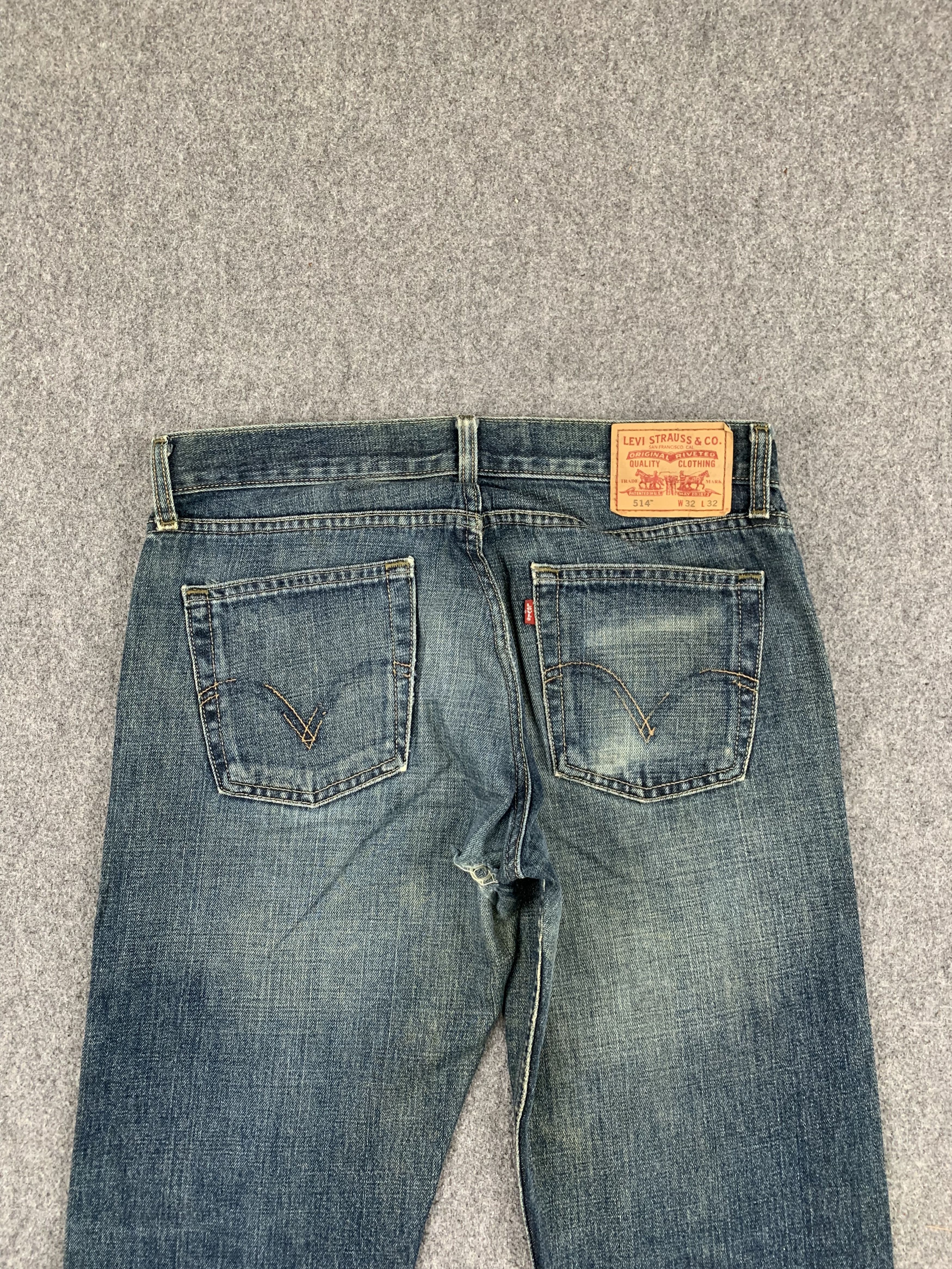 Levi's Vintage Levis 514 Light Blue Jeans DP1831 Size US 35 - 4 Thumbnail