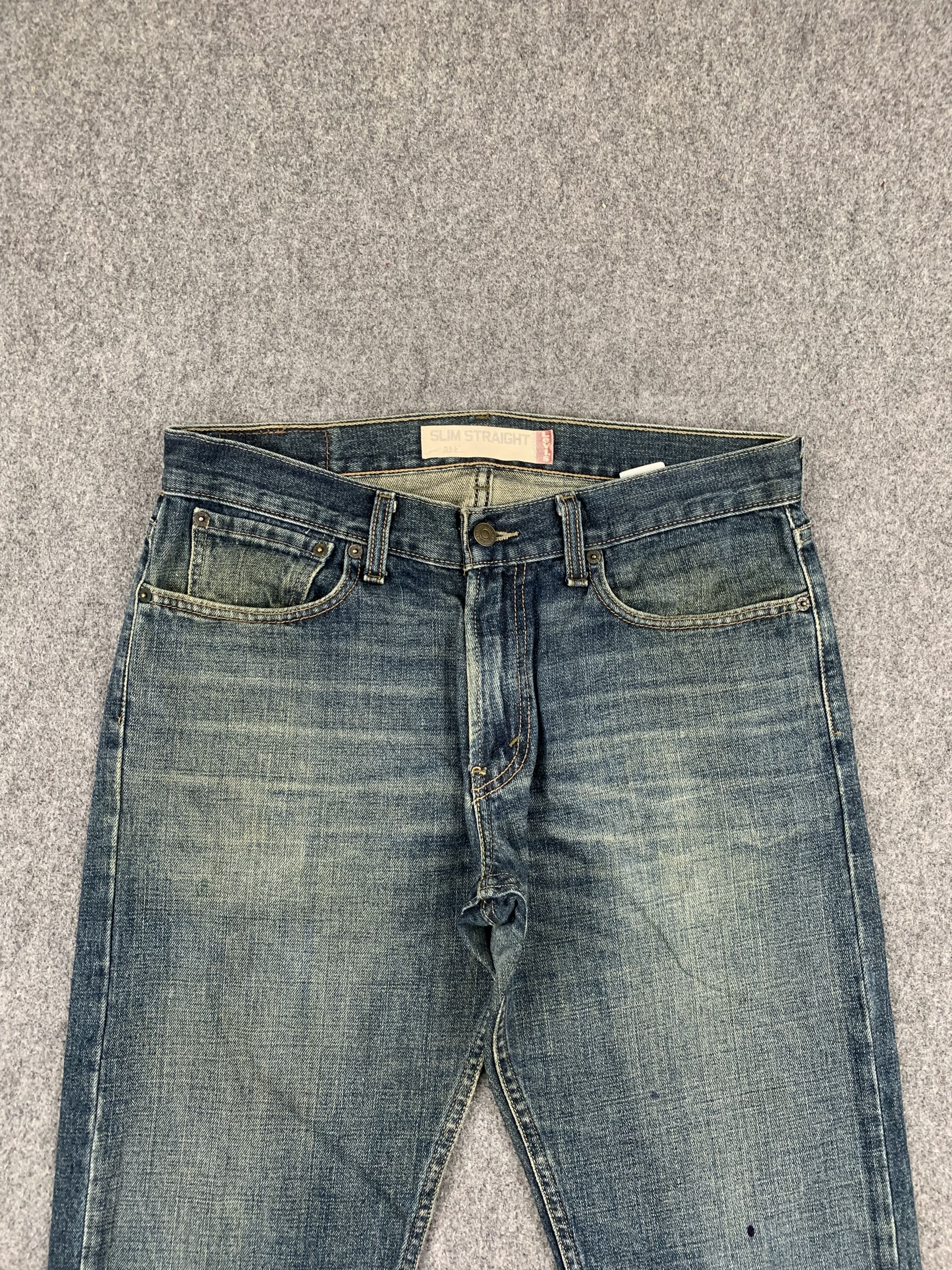 Levi's Vintage Levis 514 Light Blue Jeans DP1831 Size US 35 - 2 Thumbnail