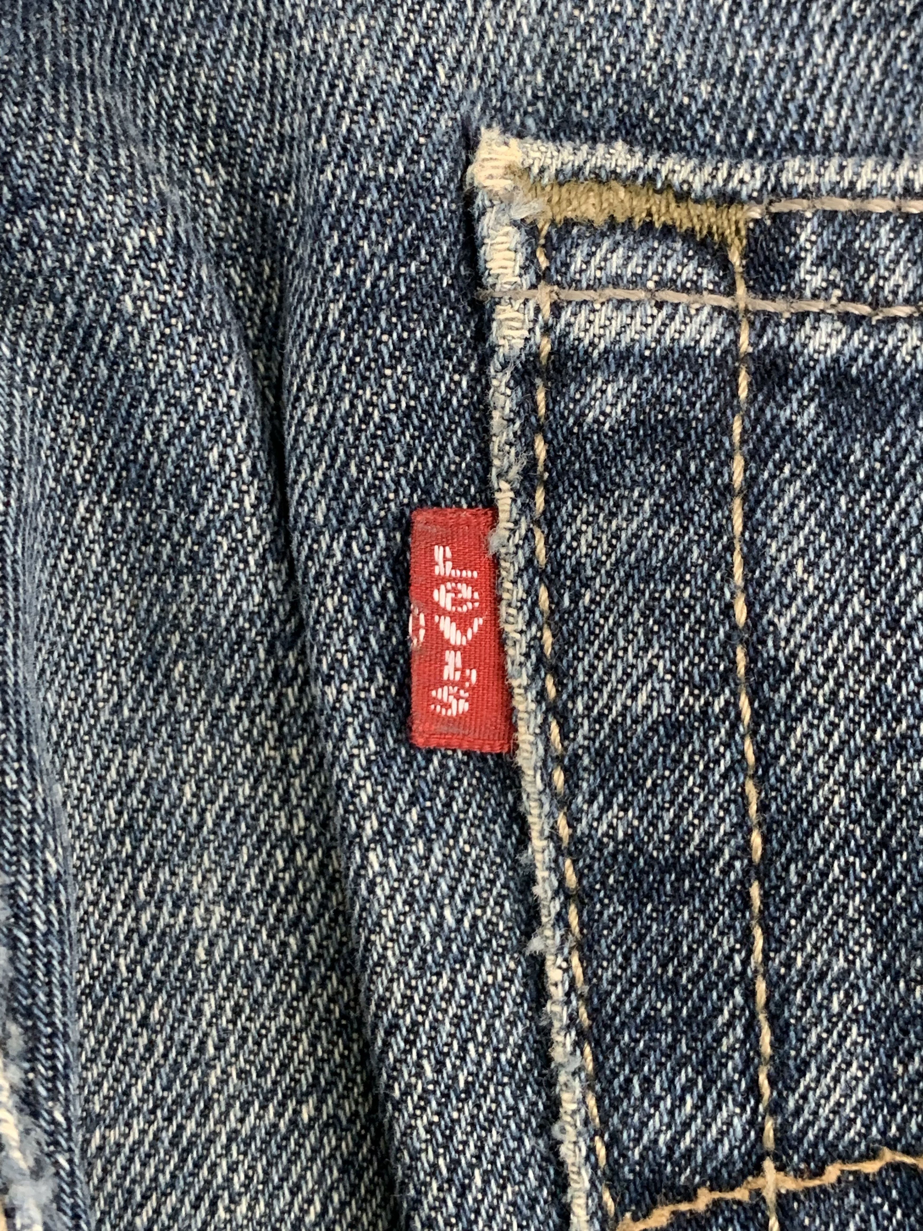 Levi's Vintage Levis 514 Light Blue Jeans DP1831 Size US 35 - 9 Thumbnail